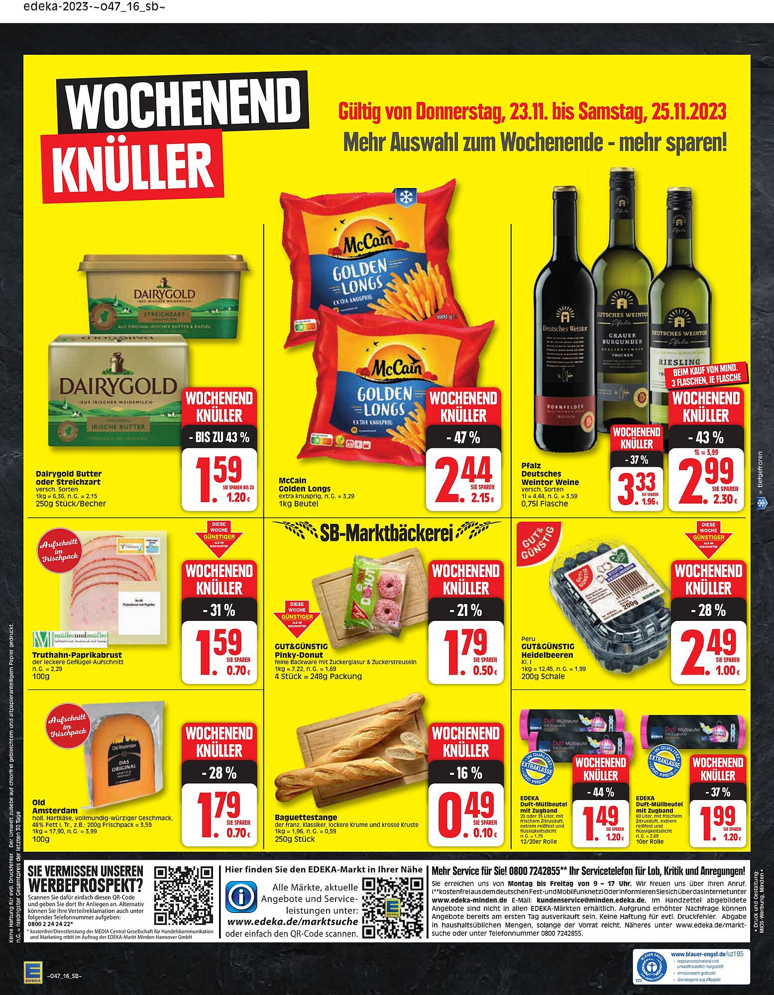EDEKA Prospekt 20 – 25 November 2023 Seite 16