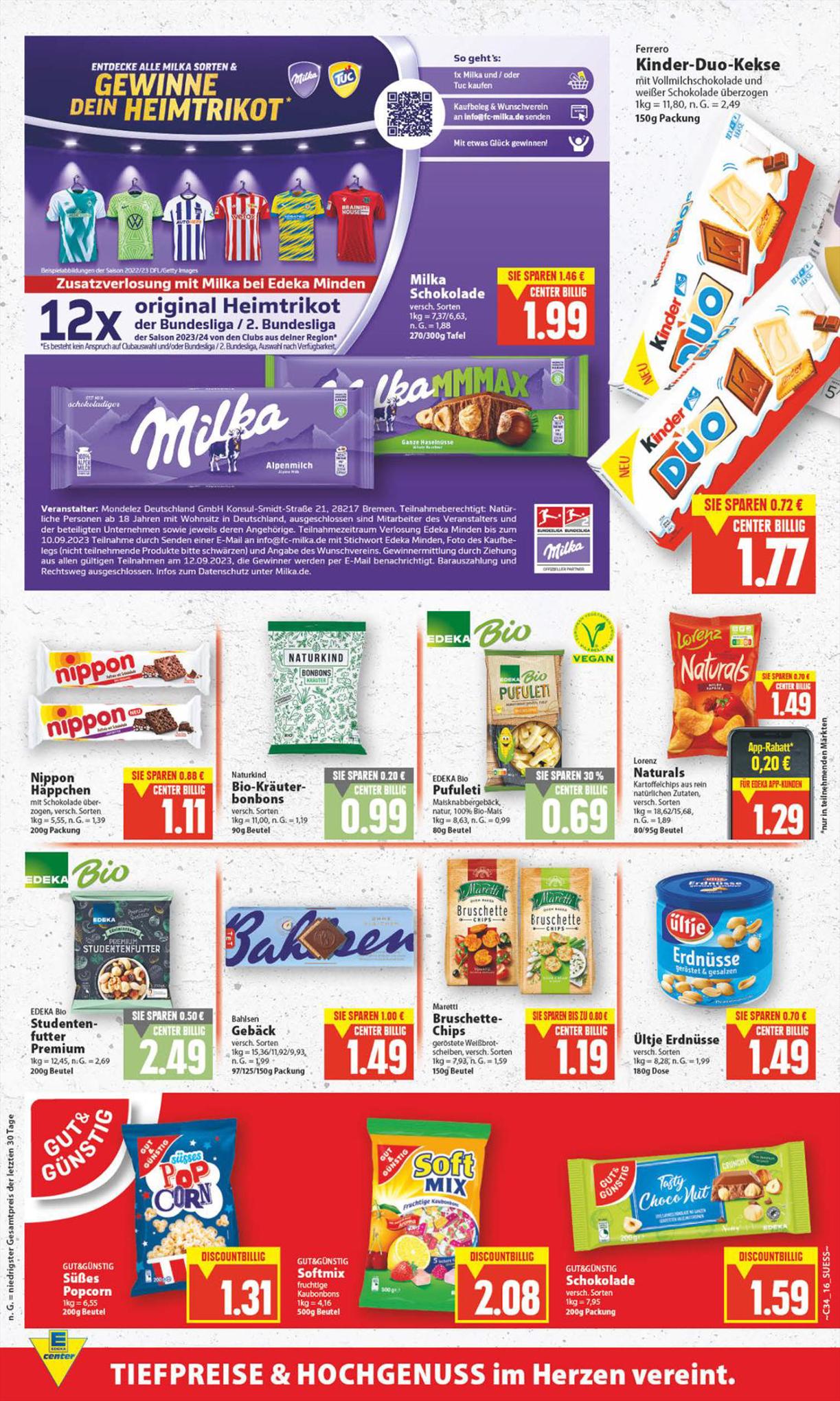 EDEKA Prospekt 20 – 26 August 2023 Seite 16