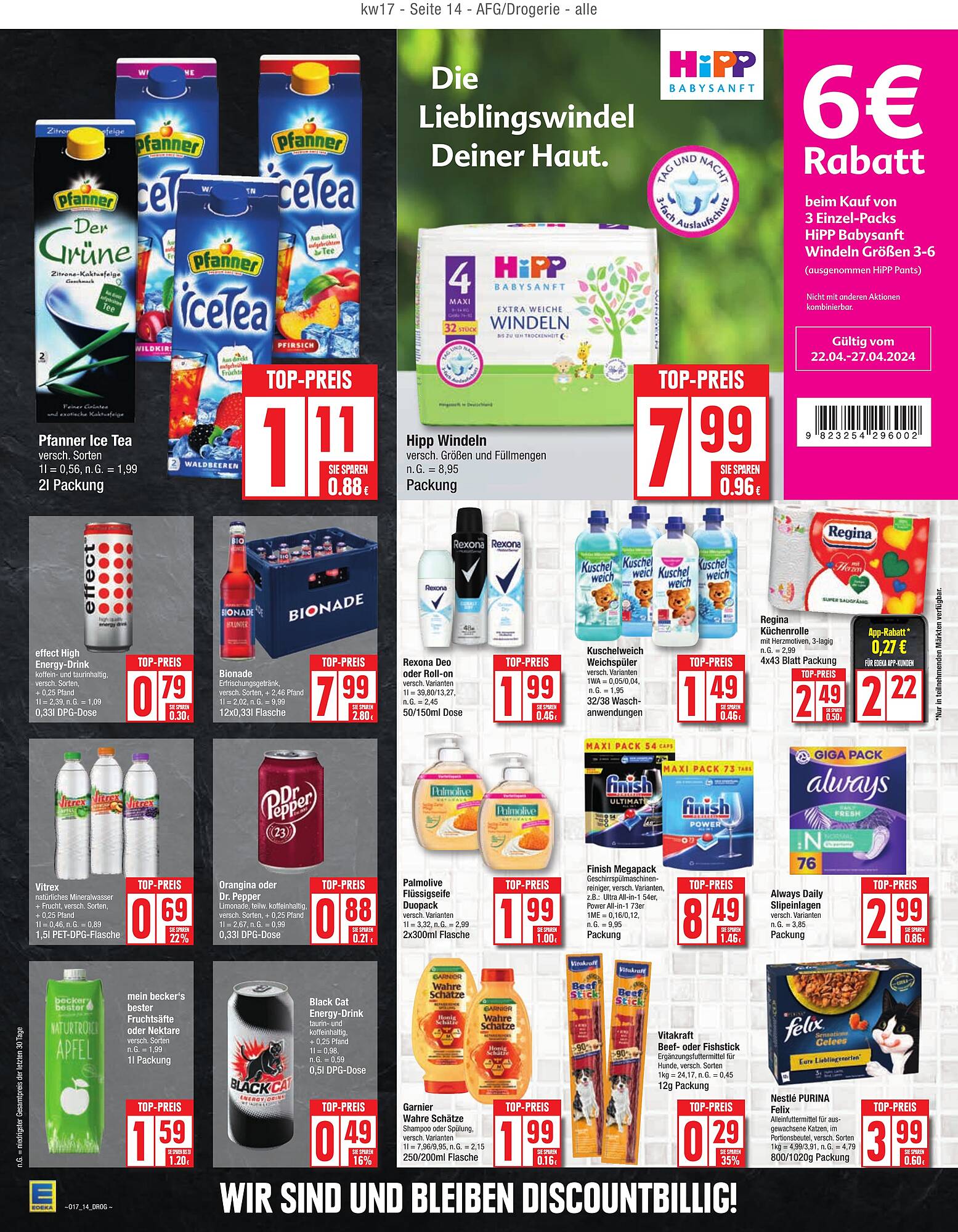 EDEKA Prospekt 22 – 27 April 2024 Seite 14