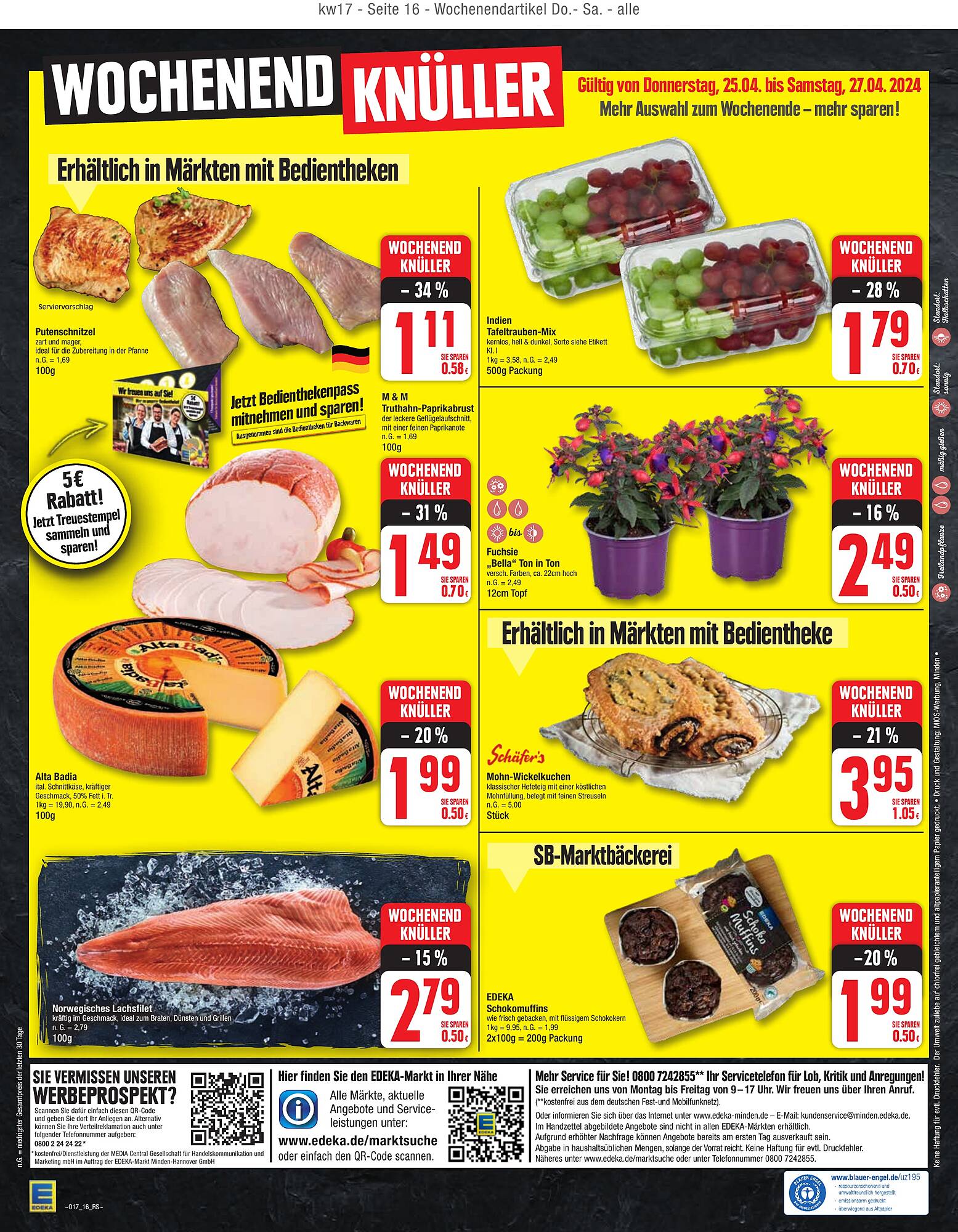 EDEKA Prospekt 22 – 27 April 2024 Seite 16