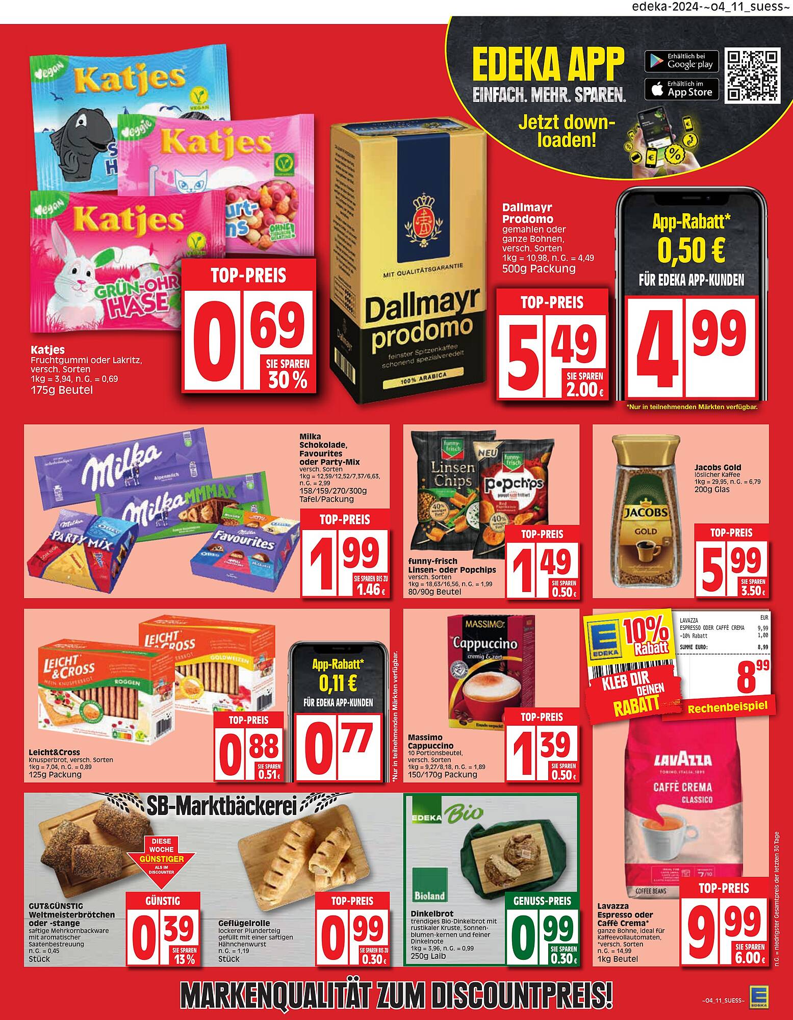 EDEKA Prospekt 22 – 27 Januar 2024 Seite 11