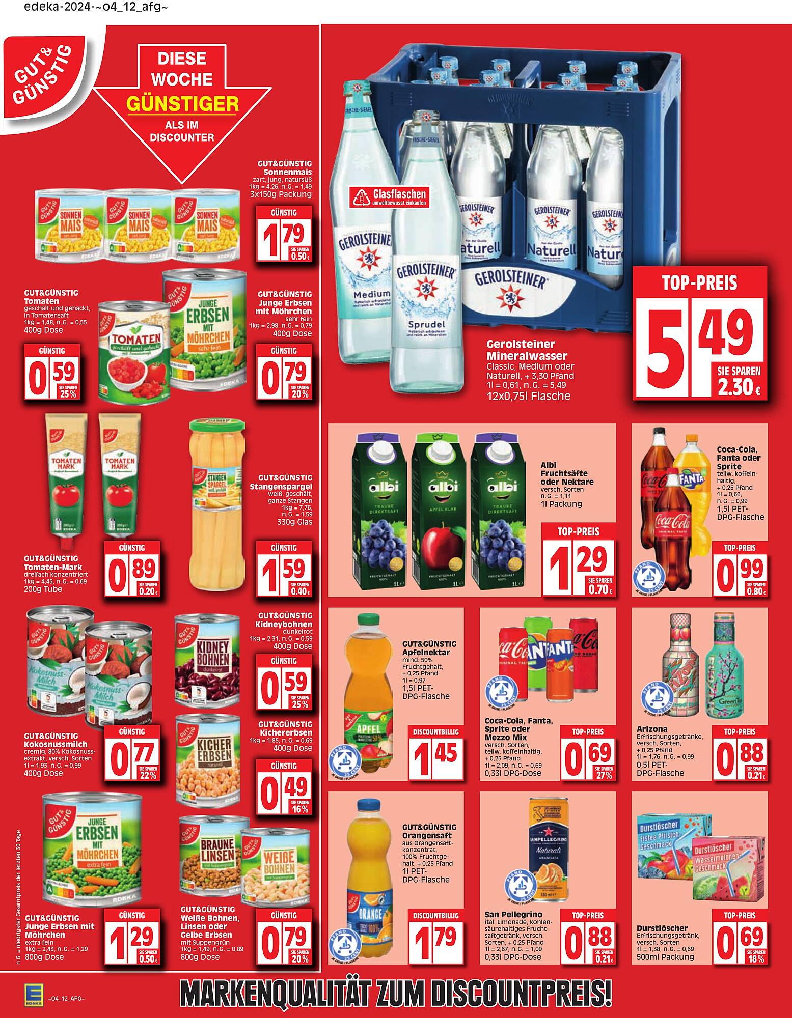 EDEKA Prospekt 22 – 27 Januar 2024 Seite 12