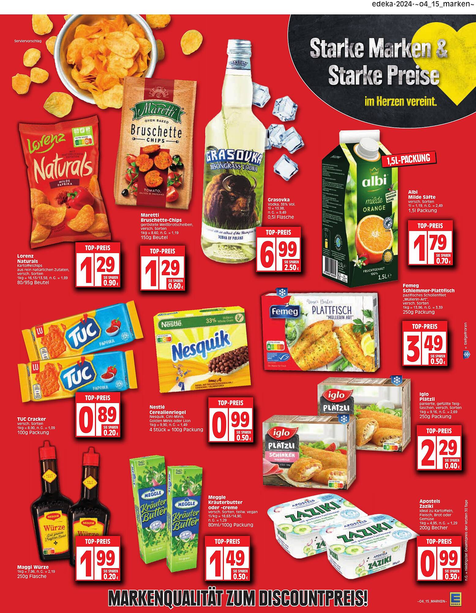 EDEKA Prospekt 22 – 27 Januar 2024 Seite 15