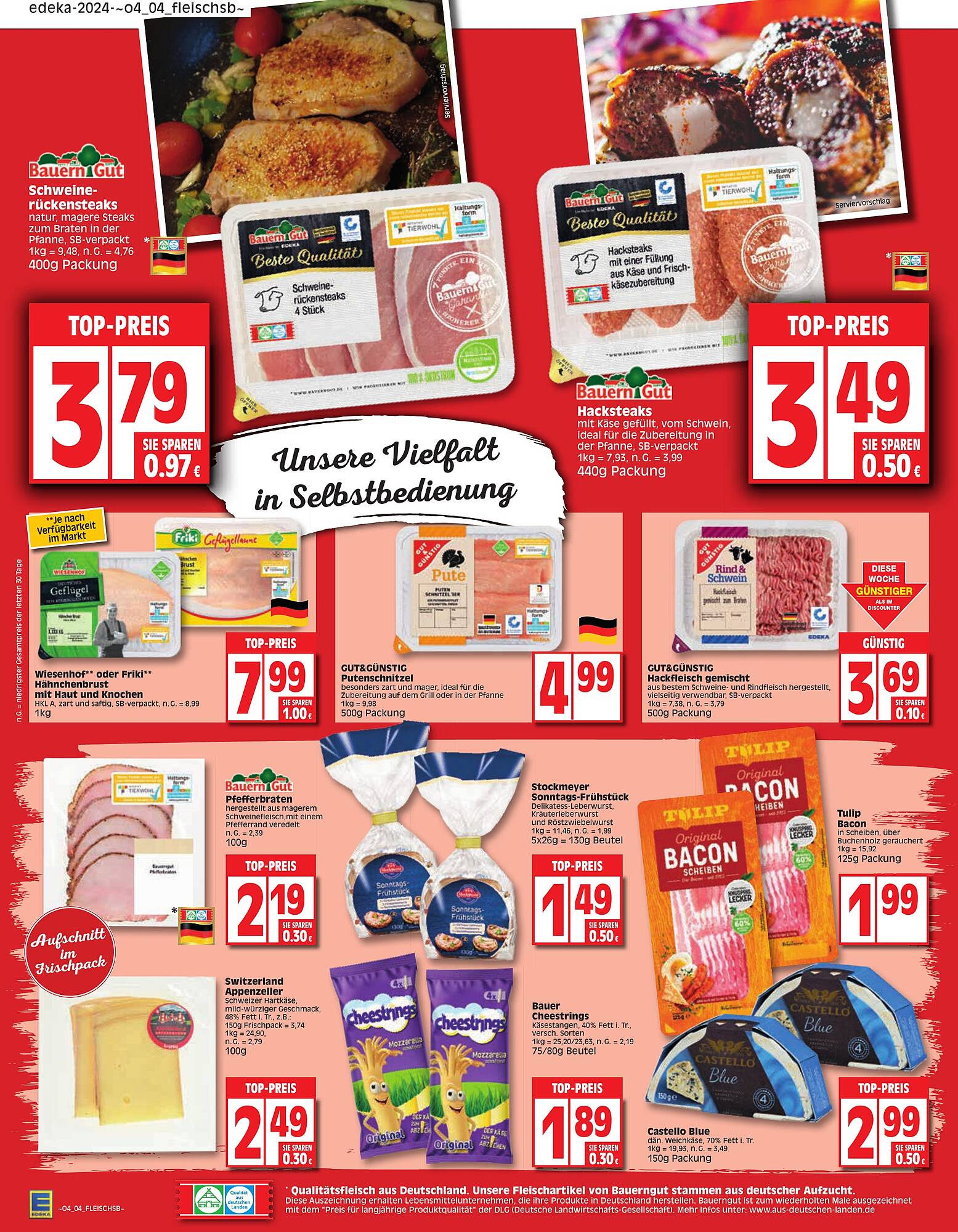 EDEKA Prospekt 22 – 27 Januar 2024 Seite 4