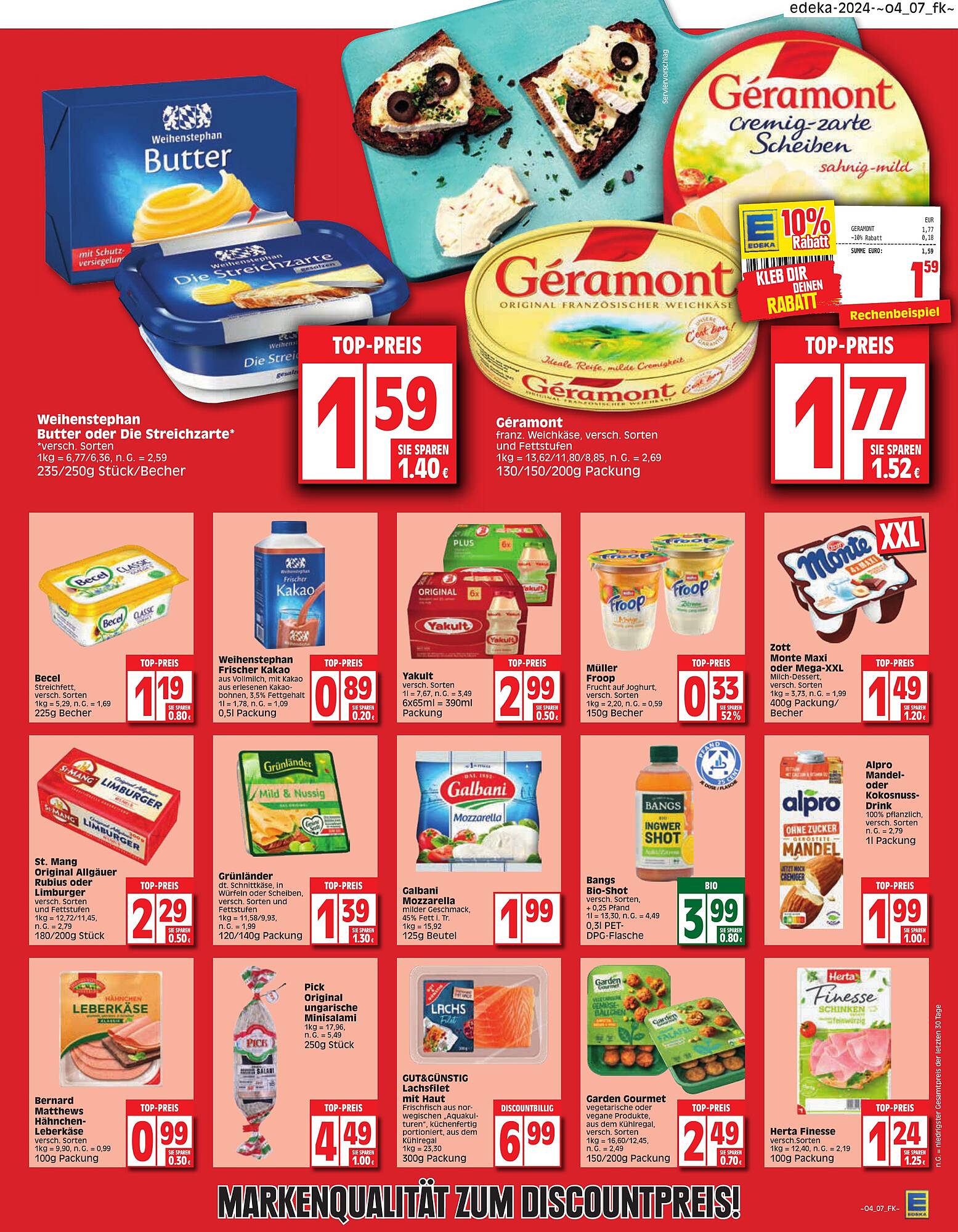 EDEKA Prospekt 22 – 27 Januar 2024 Seite 7