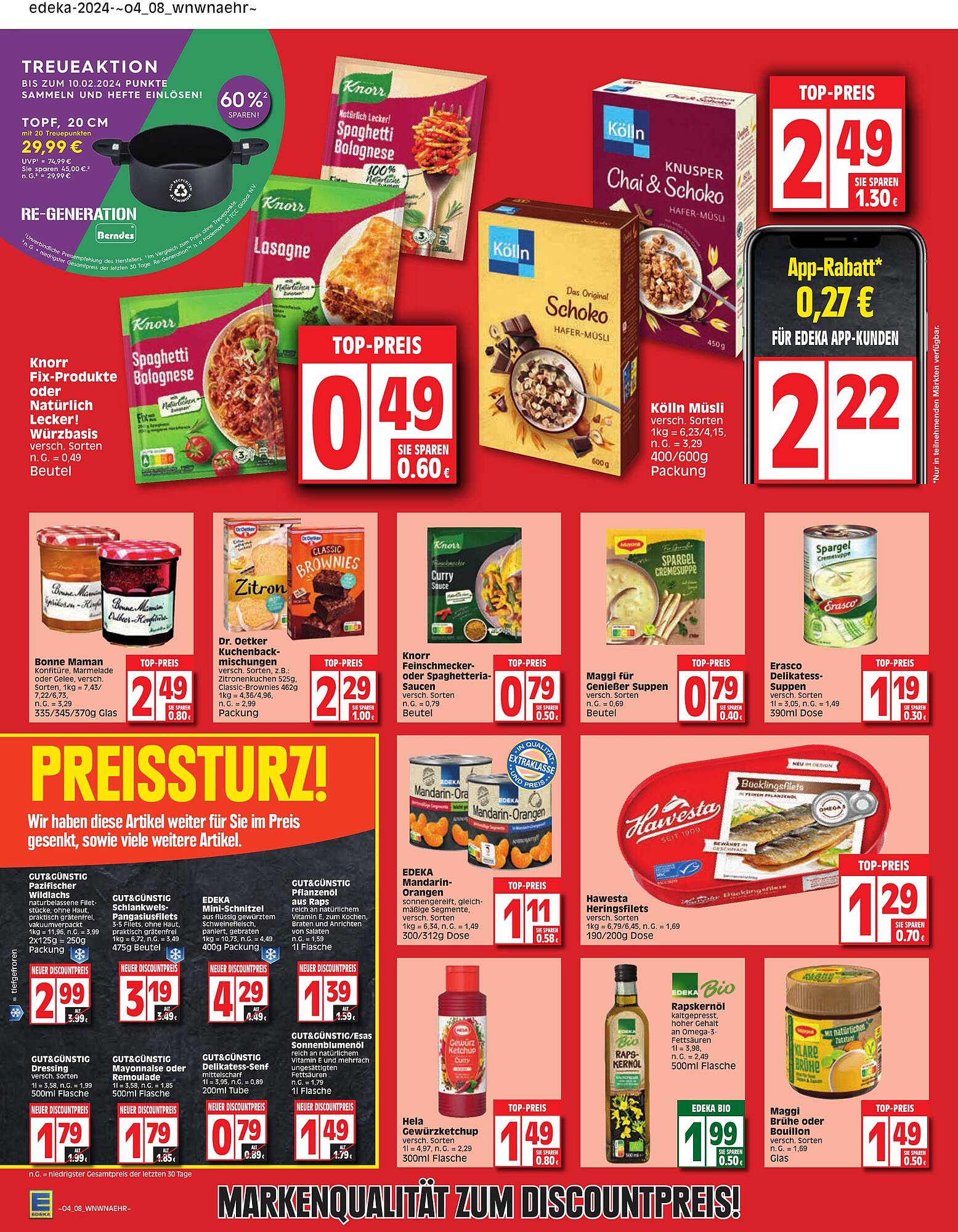 EDEKA Prospekt 22 – 27 Januar 2024 Seite 8