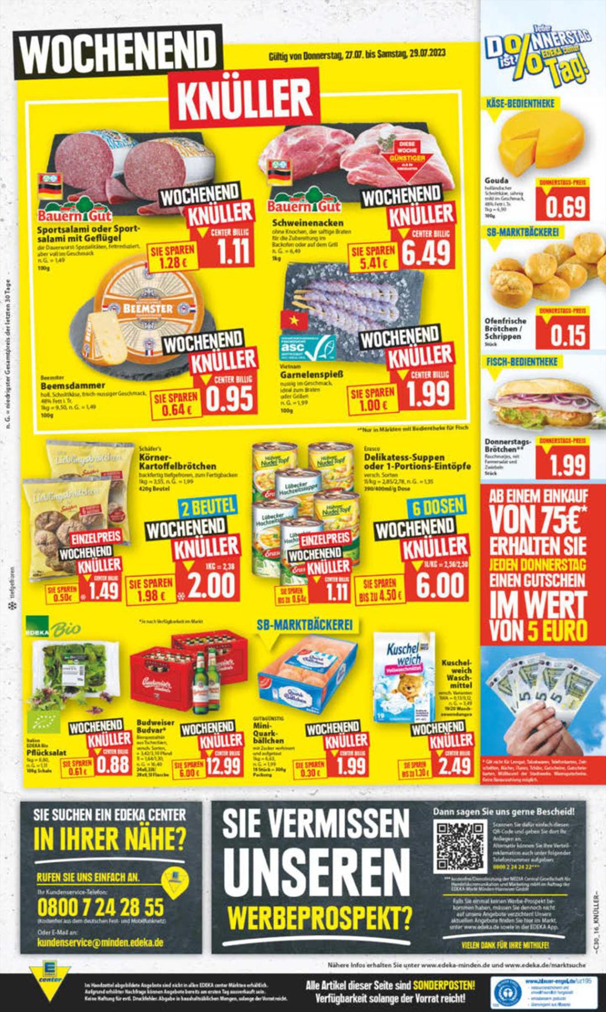 EDEKA Prospekt 23 – 29 Juli 2023 Seite 16