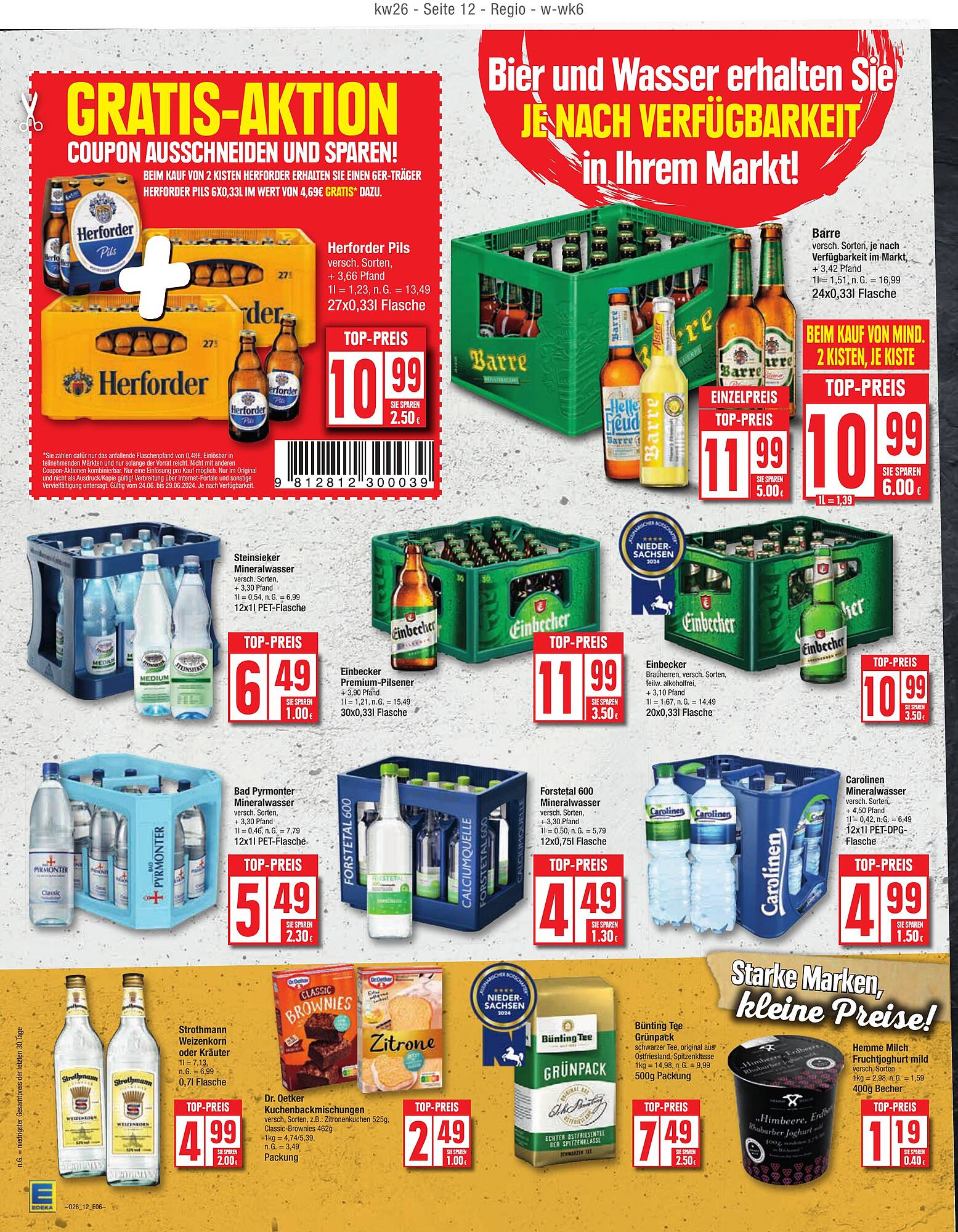 EDEKA Prospekt 24 – 29 Juni 2024 Seite 12