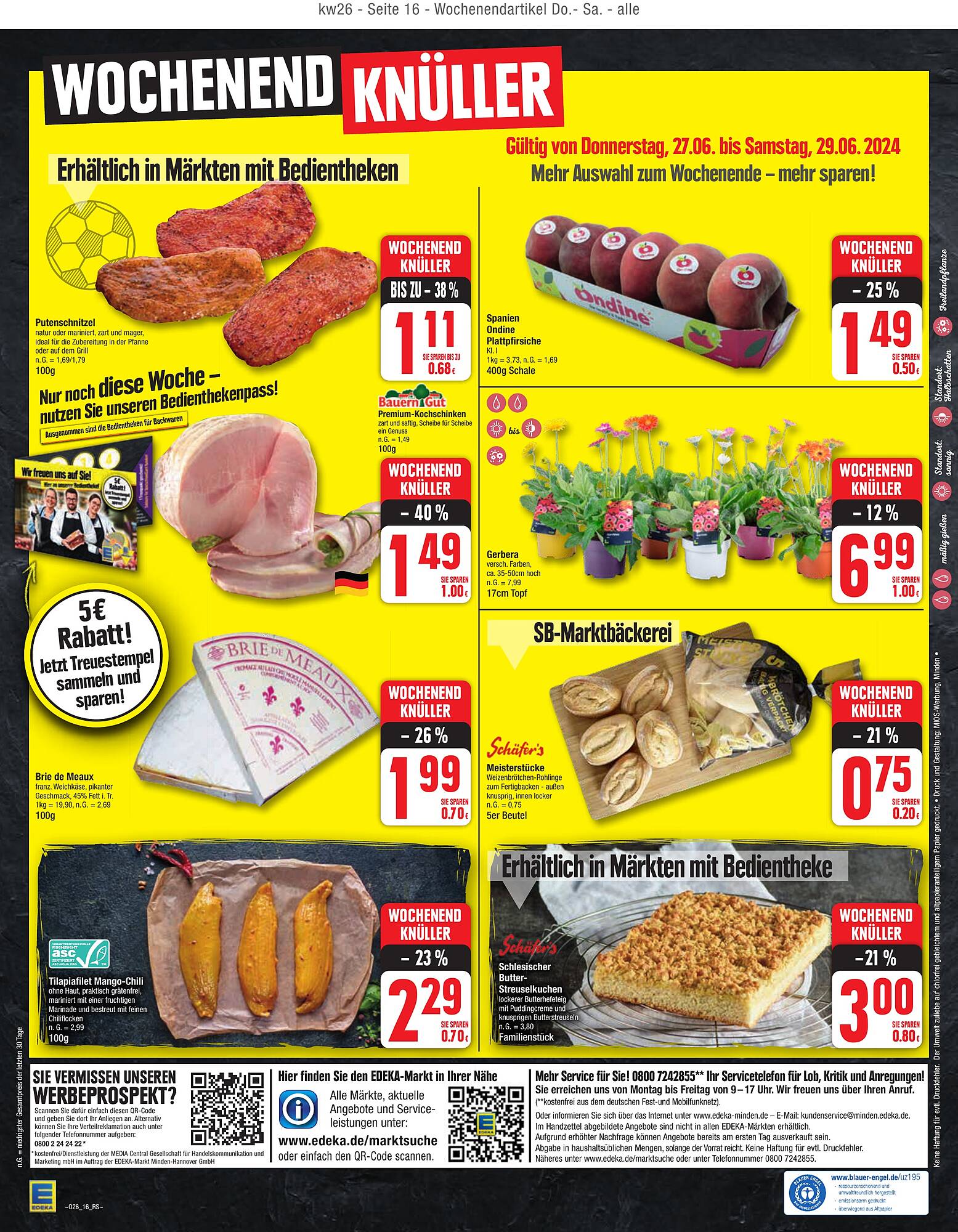 EDEKA Prospekt 24 – 29 Juni 2024 Seite 16