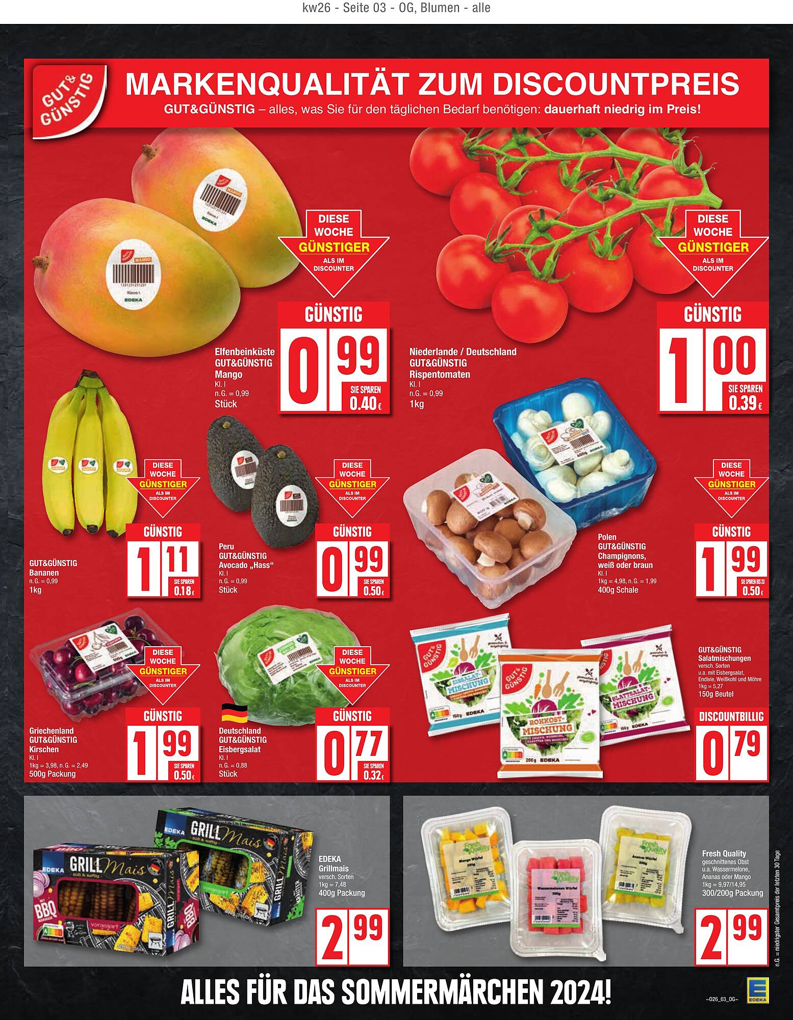 EDEKA Prospekt 24 – 29 Juni 2024 Seite 3