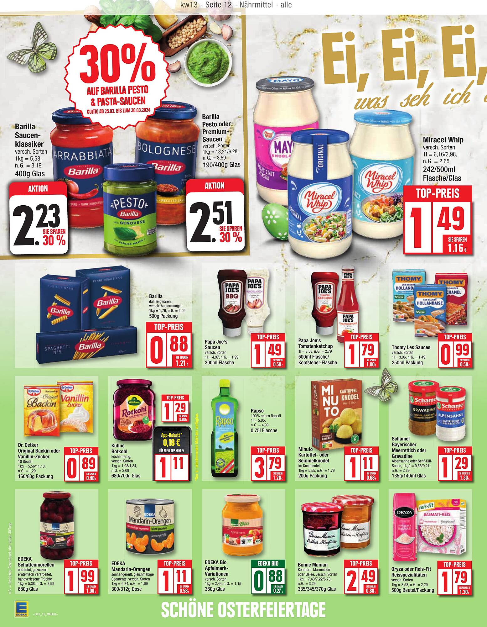 EDEKA Prospekt 25 – 30 Marsch 2024 Seite 12