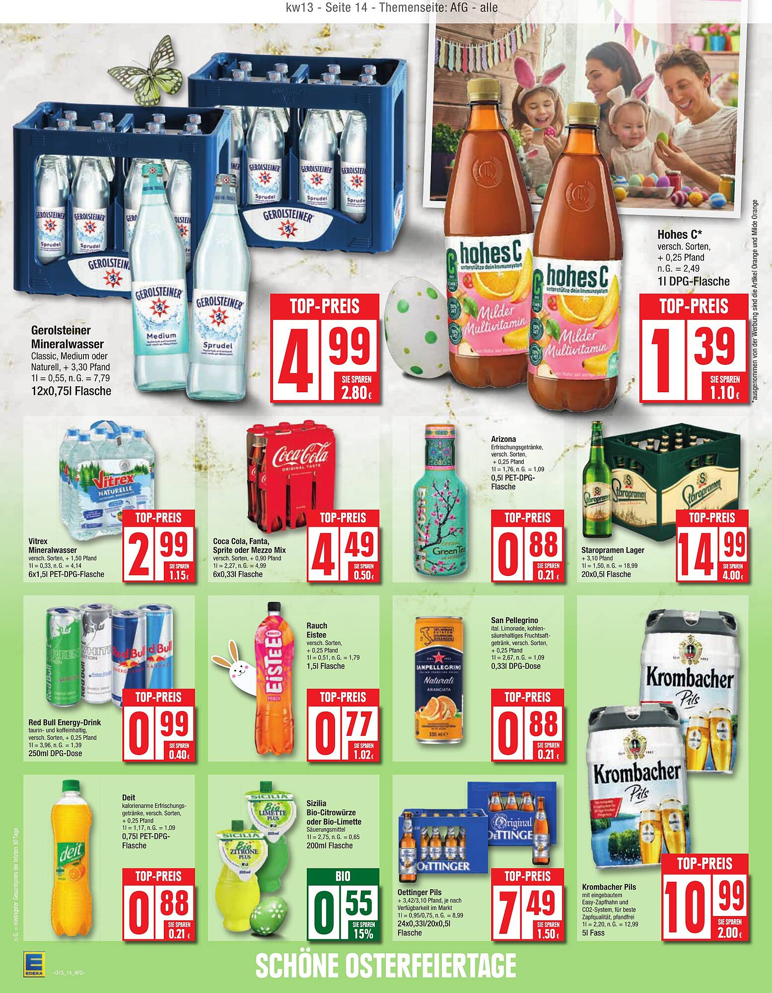 EDEKA Prospekt 25 – 30 Marsch 2024 Seite 14