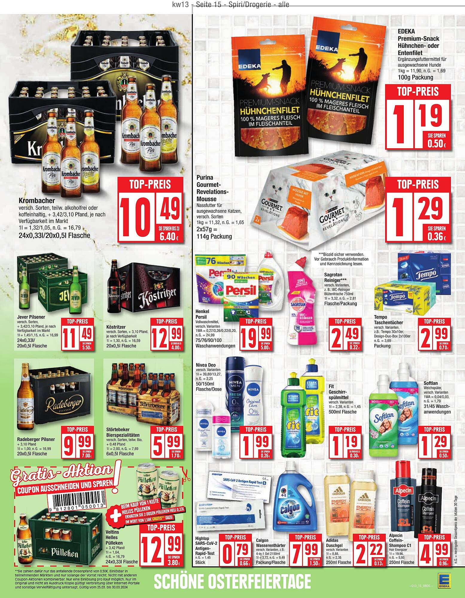 EDEKA Prospekt 25 – 30 Marsch 2024 Seite 15