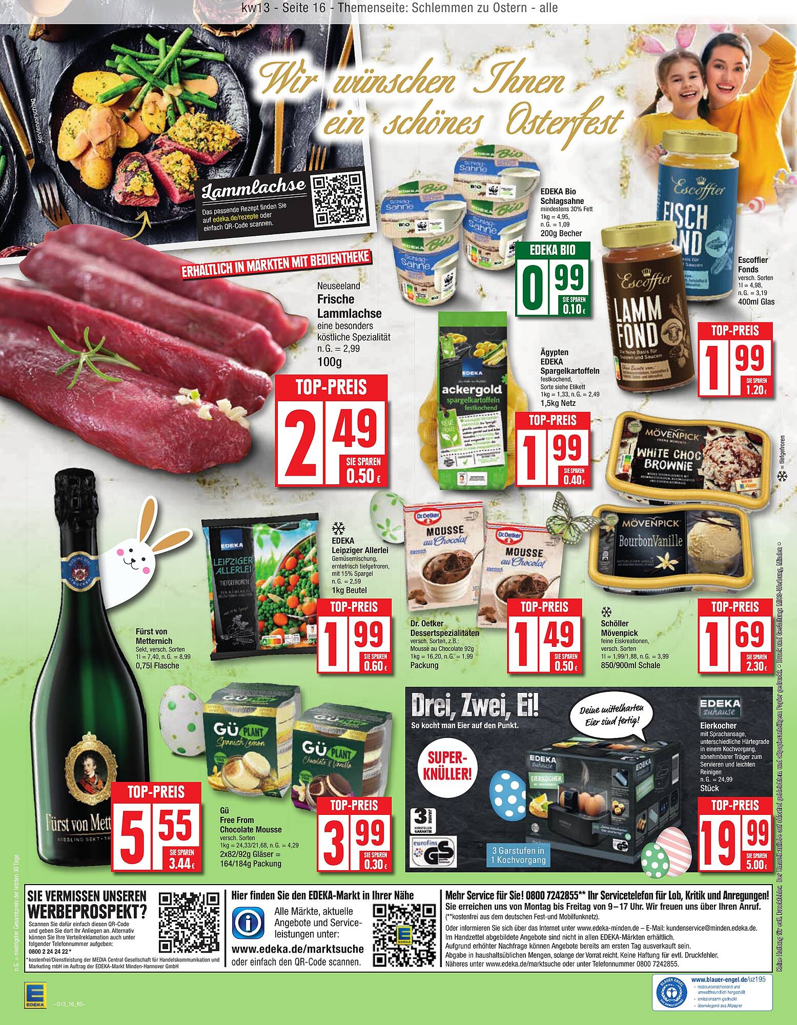 EDEKA Prospekt 25 – 30 Marsch 2024 Seite 16