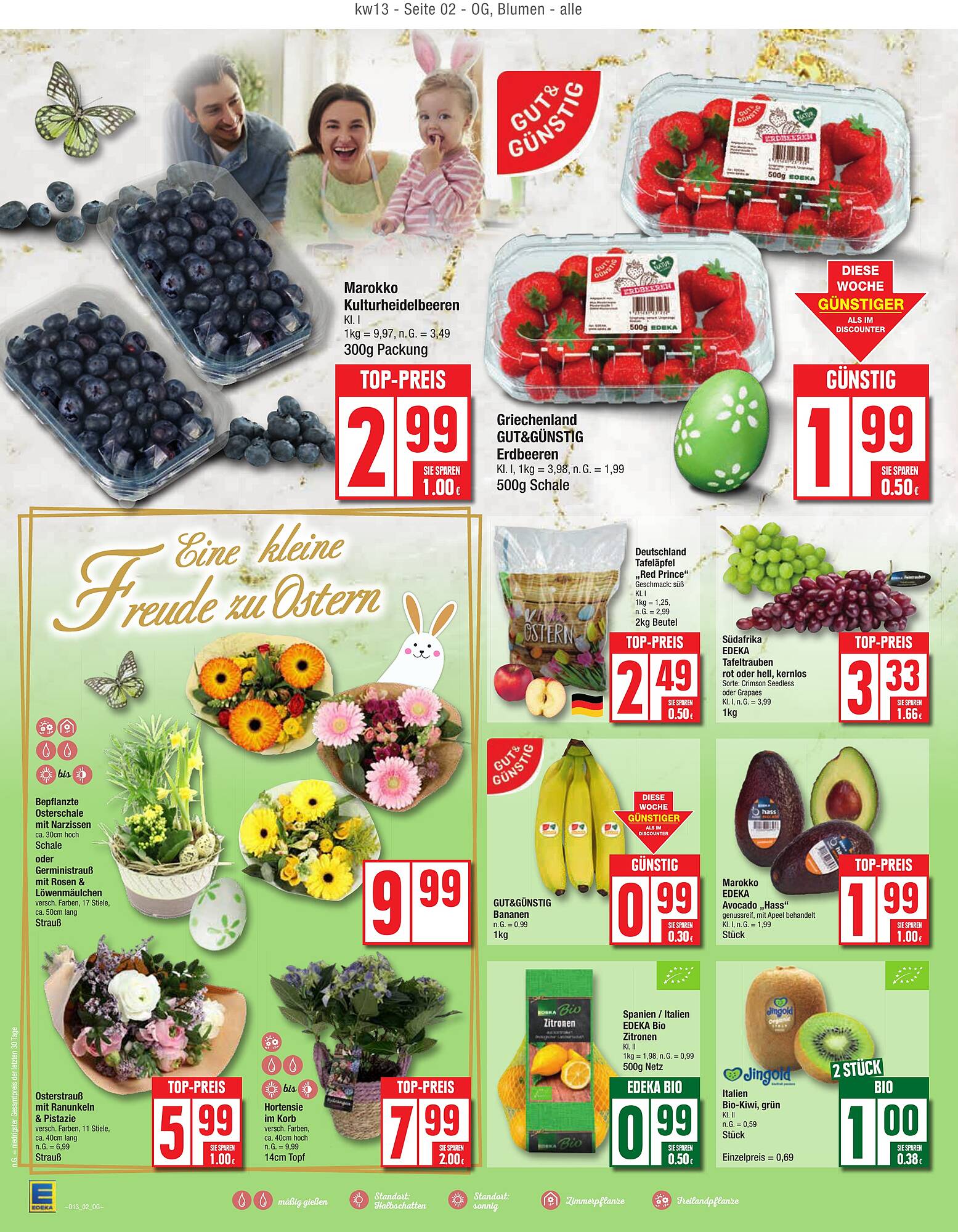 EDEKA Prospekt 25 – 30 Marsch 2024 Seite 2