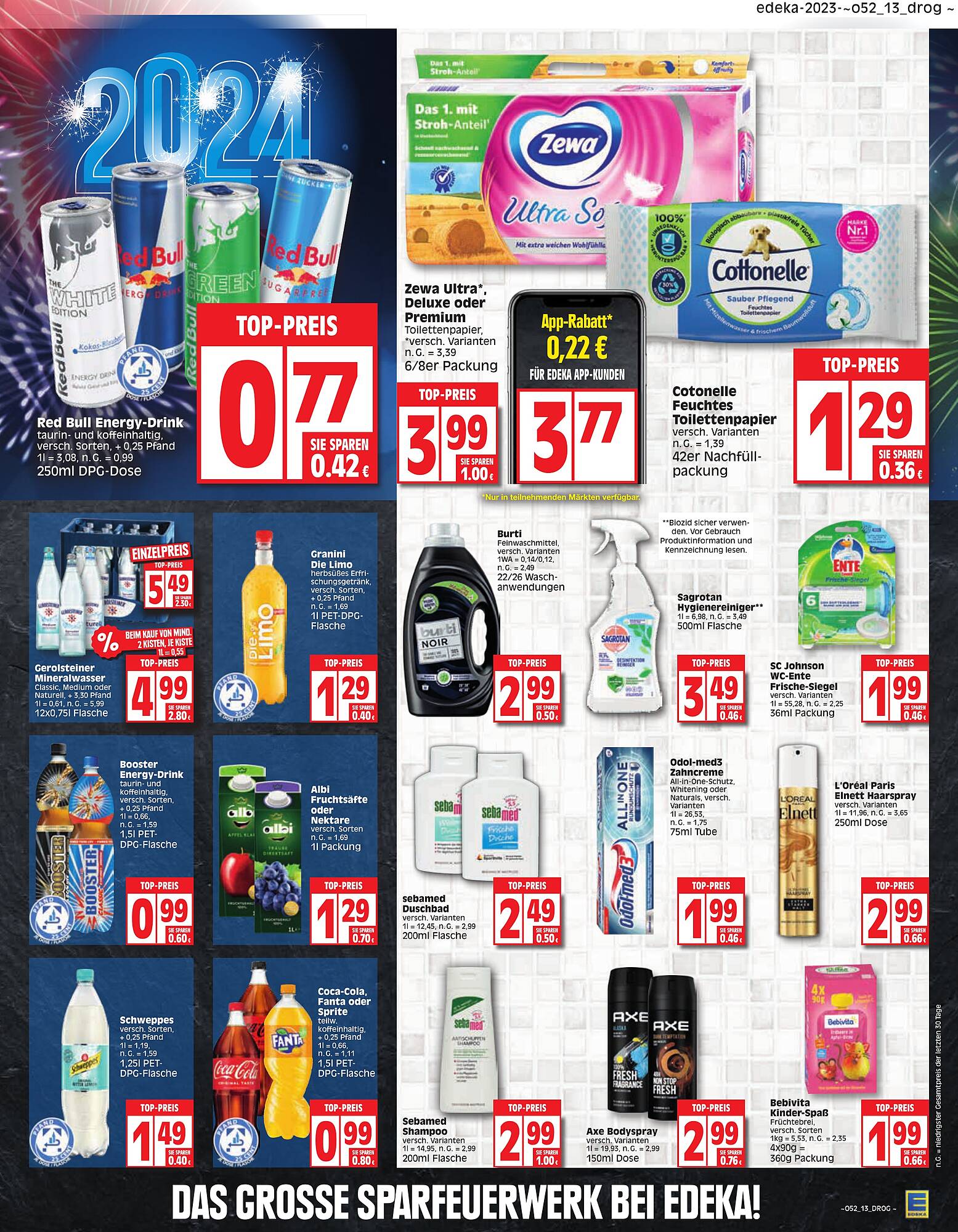 EDEKA Prospekt 27 – 30 Dezember 2023 Seite 13