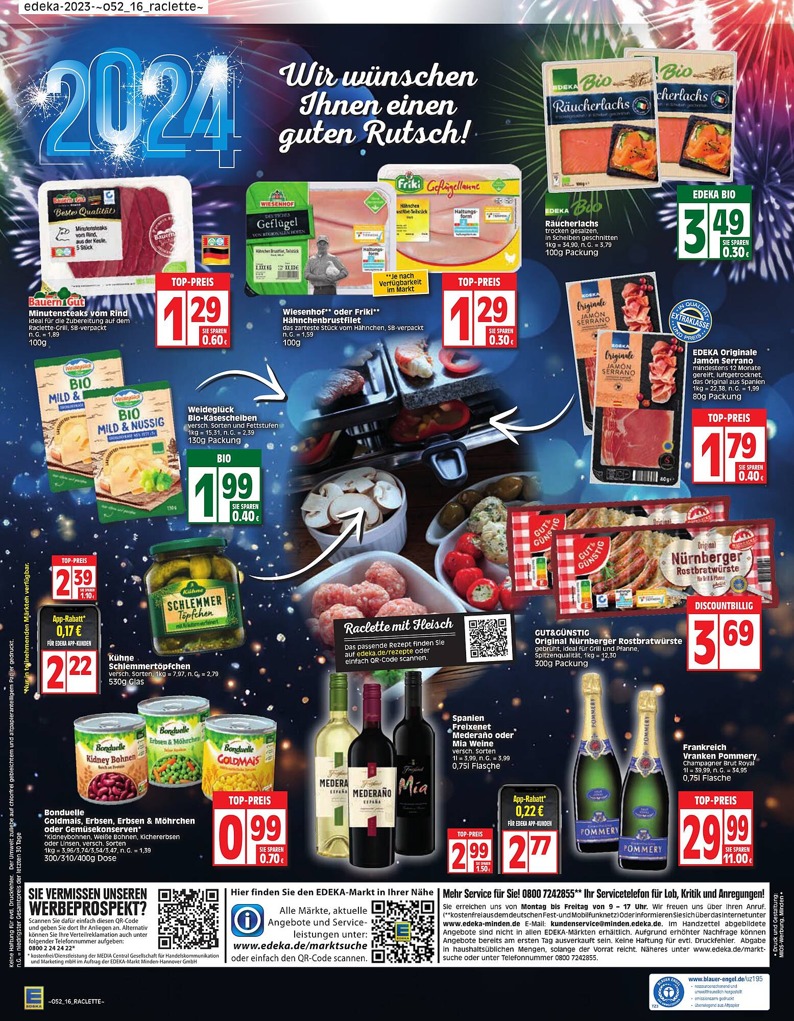 EDEKA Prospekt 27 – 30 Dezember 2023 Seite 16