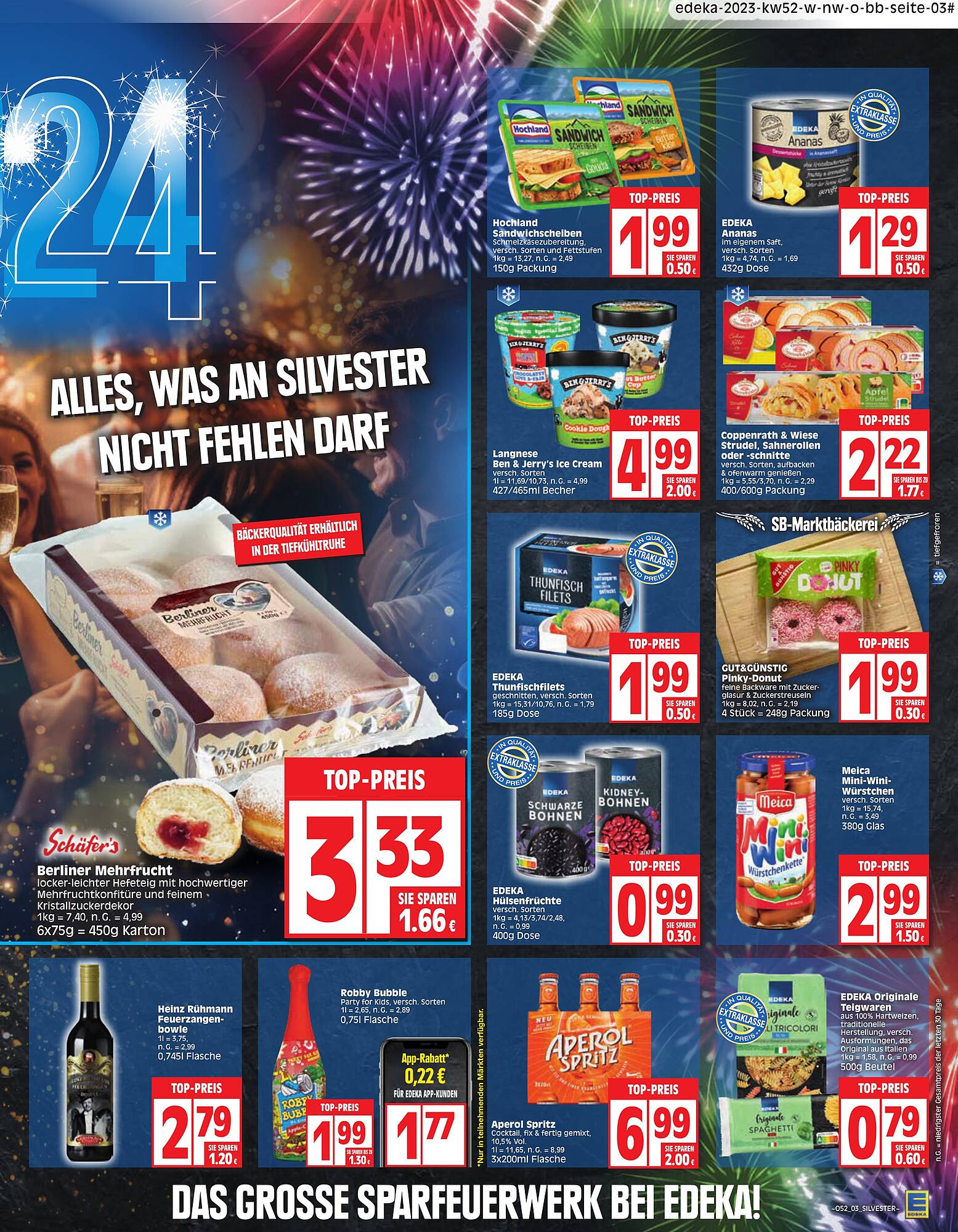 EDEKA Prospekt 27 – 30 Dezember 2023 Seite 3