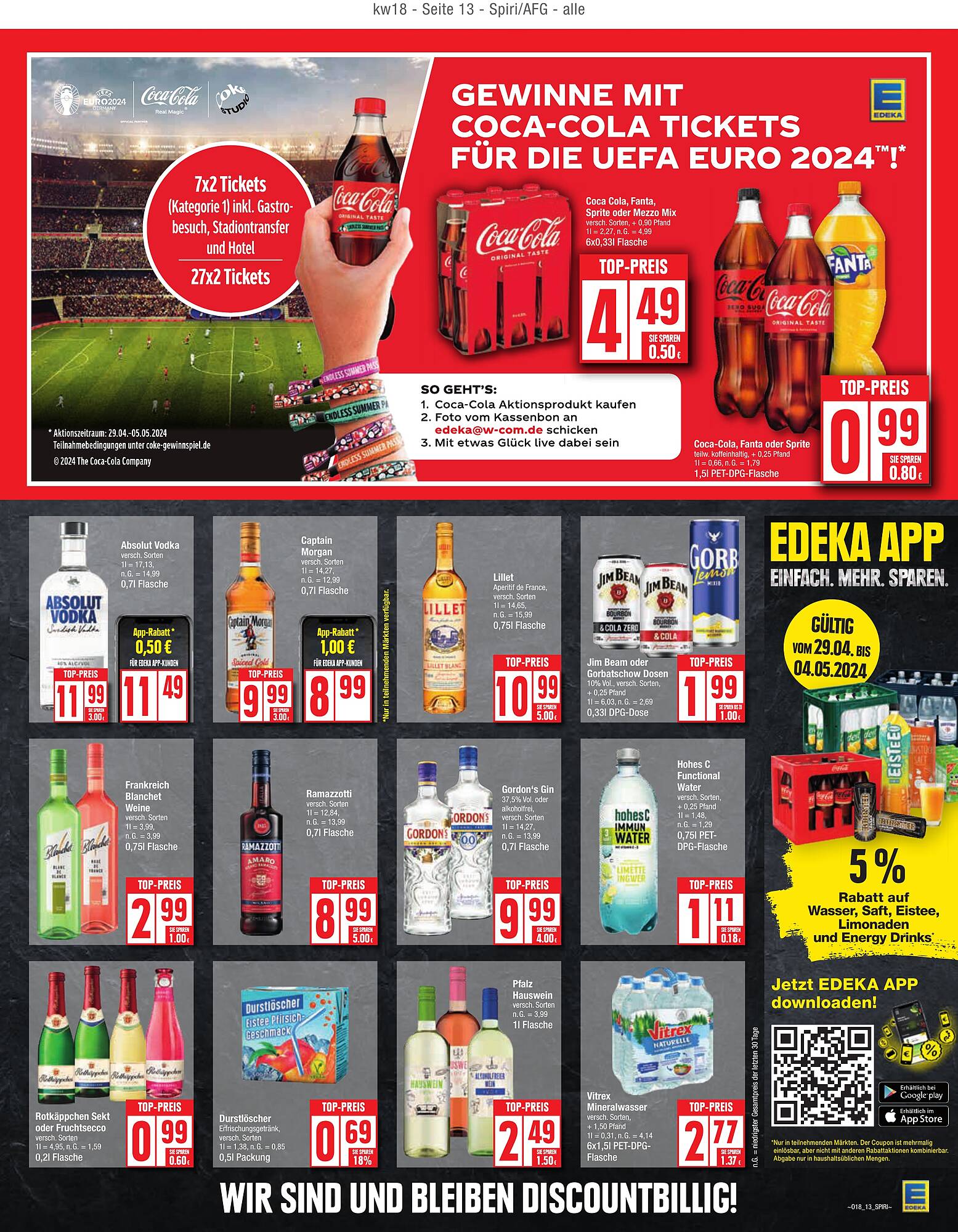 EDEKA Prospekt 29 Apr – 4 Mai 2024 Seite 13