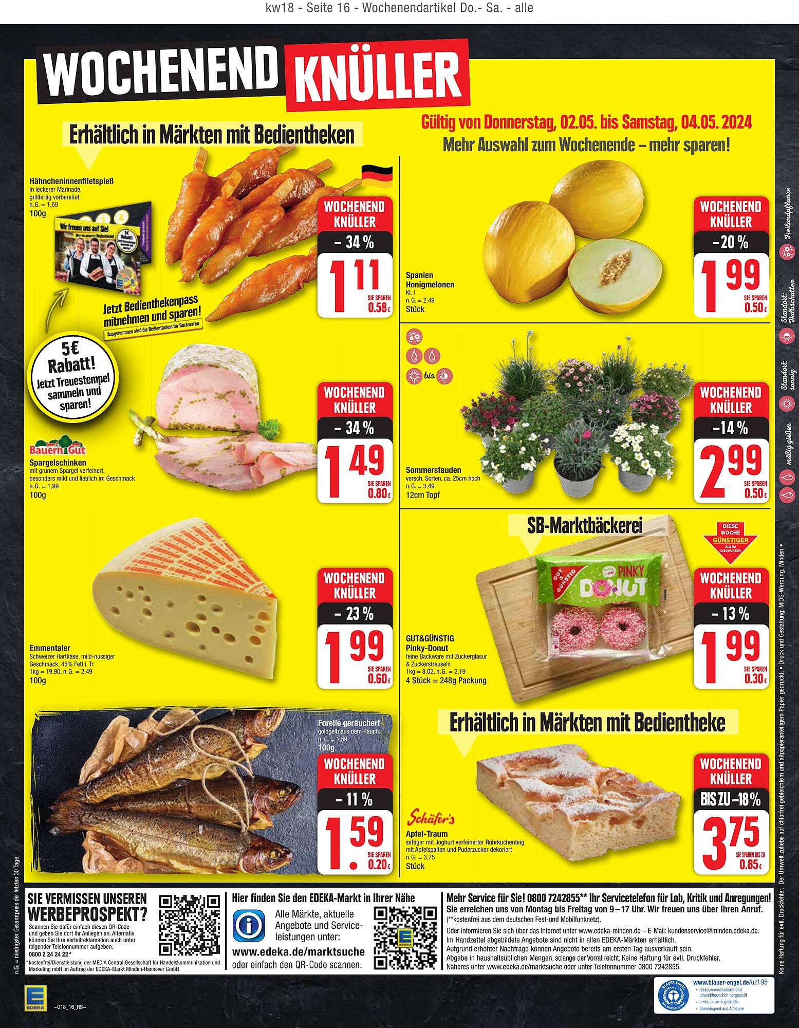 EDEKA Prospekt 29 Apr – 4 Mai 2024 Seite 16