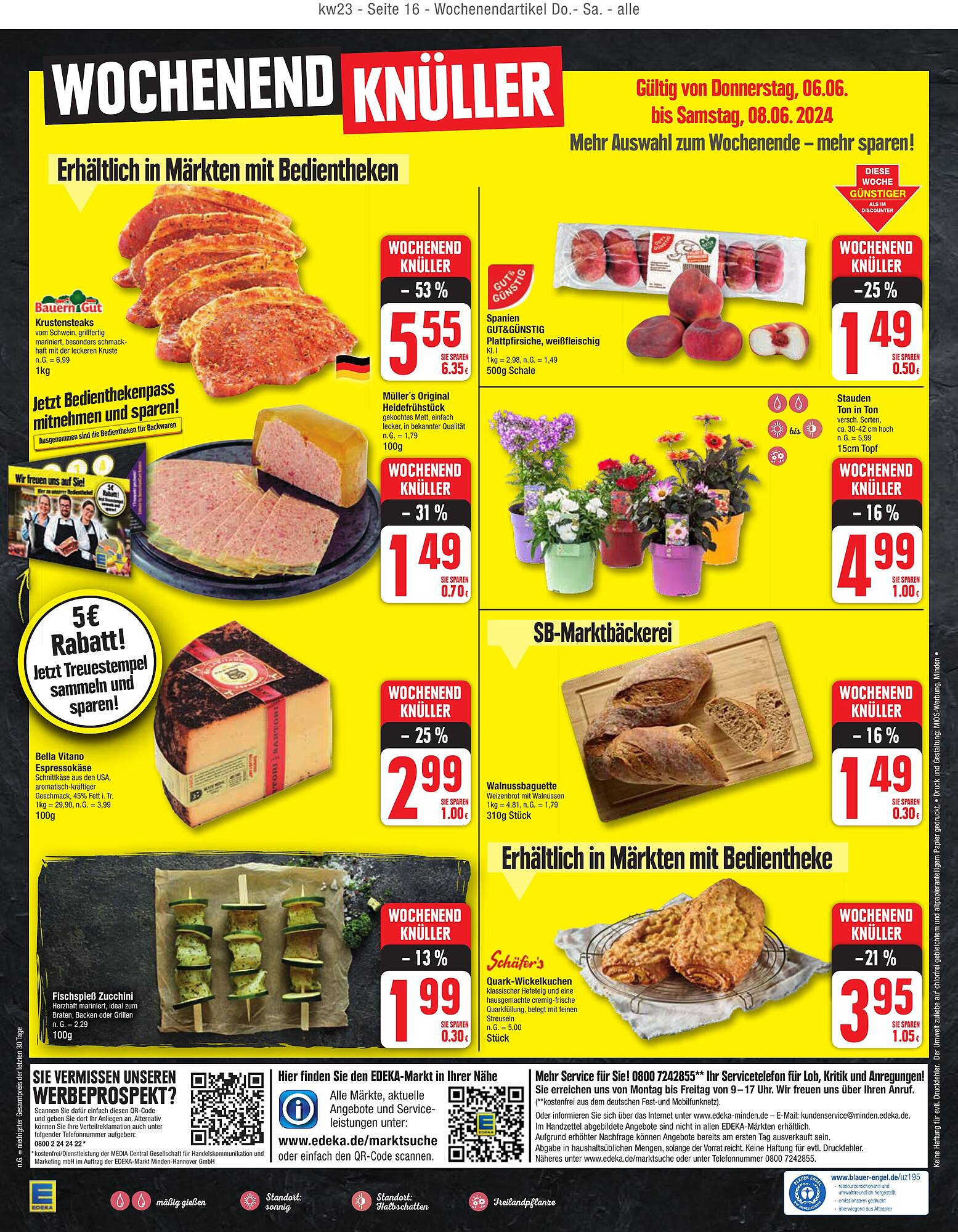 EDEKA Prospekt 3 – 8 Juni 2024 Seite 16