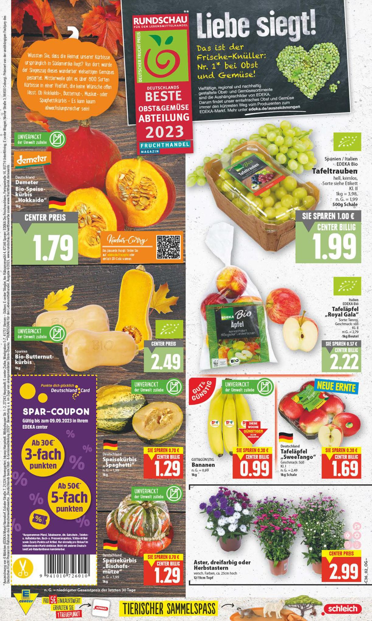 EDEKA Prospekt 3 – 9 September 2023 Seite 2