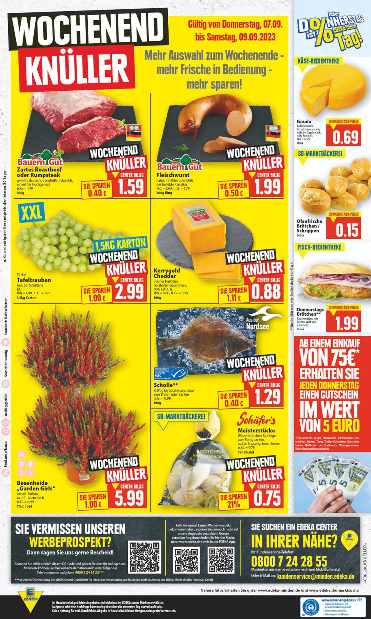 EDEKA Prospekt 3 – 9 September 2023 Seite 20