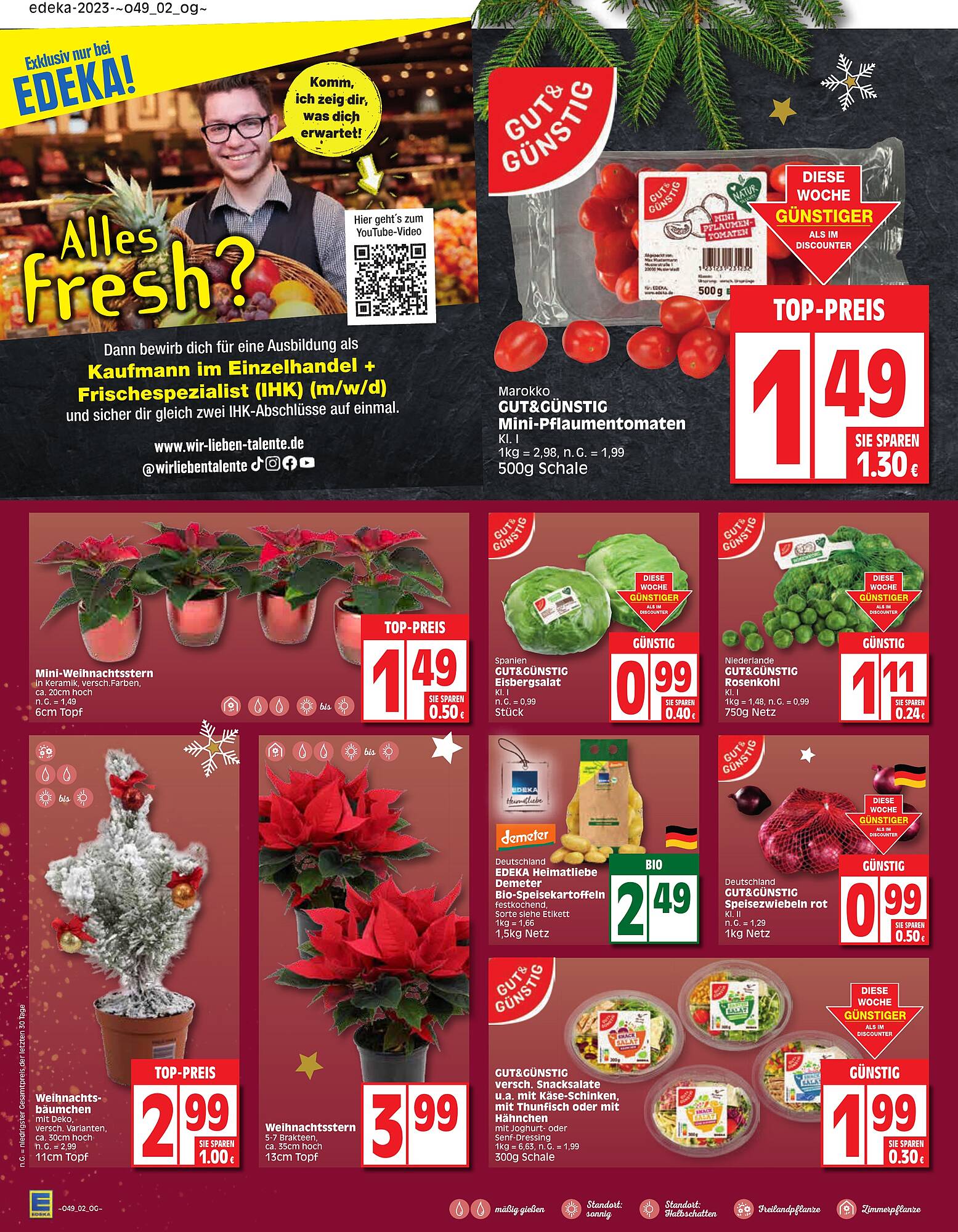 EDEKA Prospekt 4 – 9 Dezember 2023 Seite 2