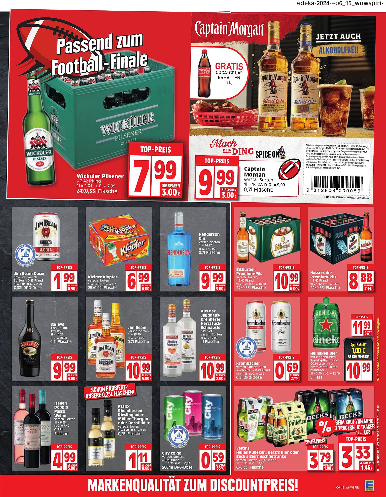 EDEKA Prospekt 5 – 10 Februar 2024 Seite 14