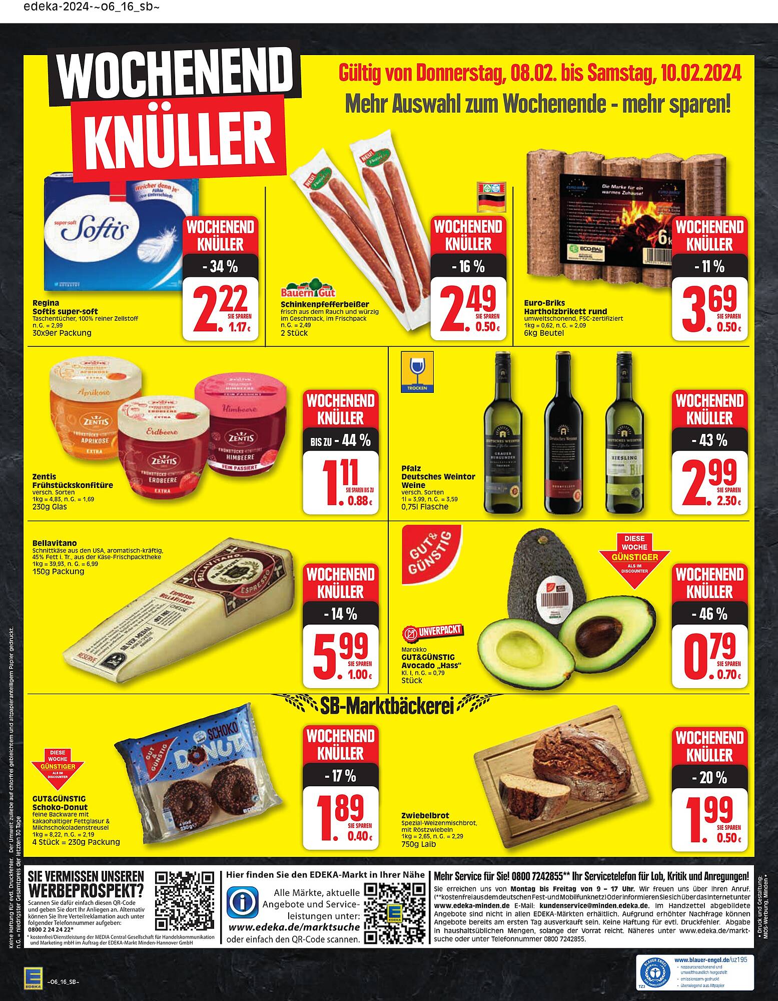 EDEKA Prospekt 5 – 10 Februar 2024 Seite 16
