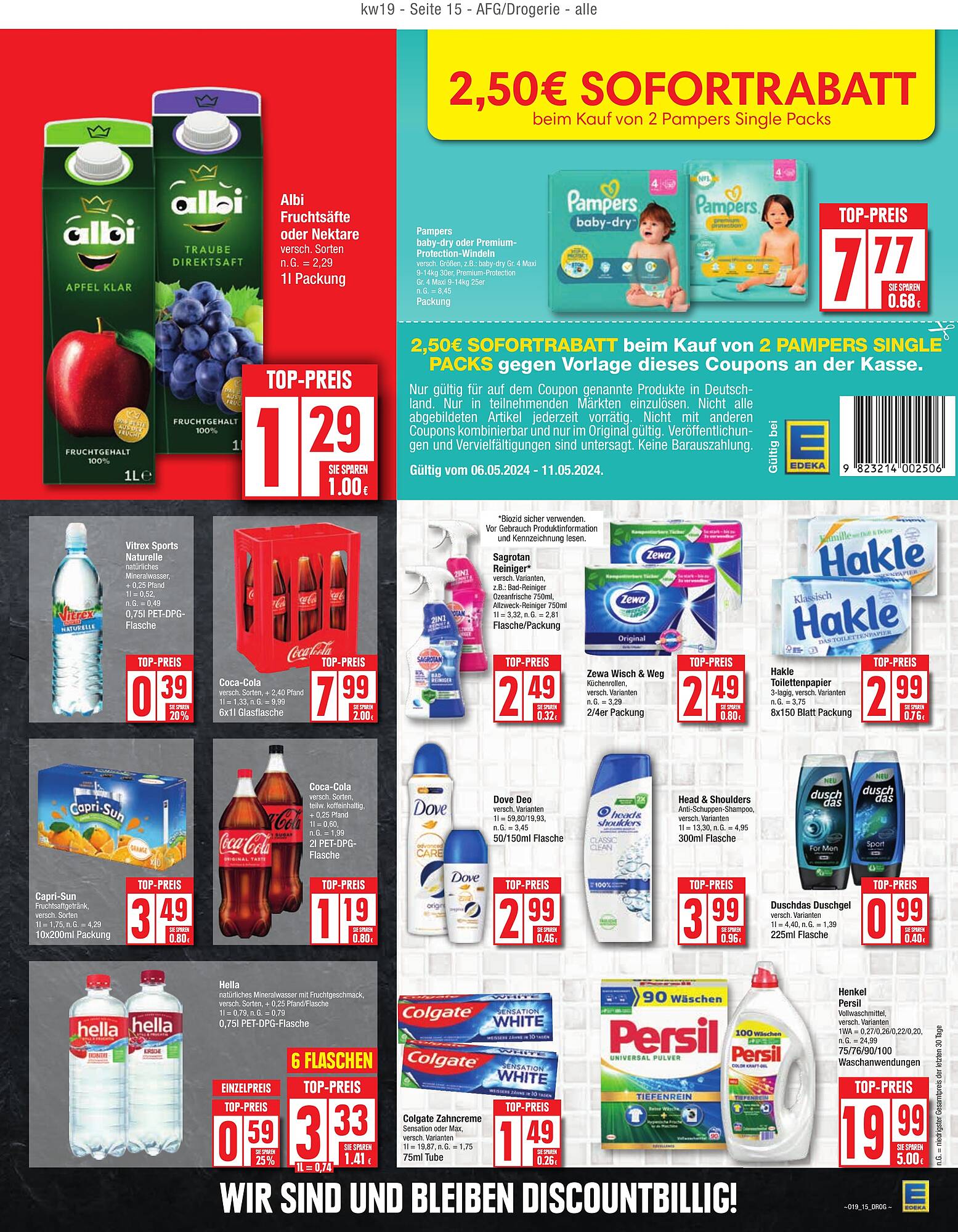 EDEKA Prospekt 6 – 11 Mai 2024 Seite 15