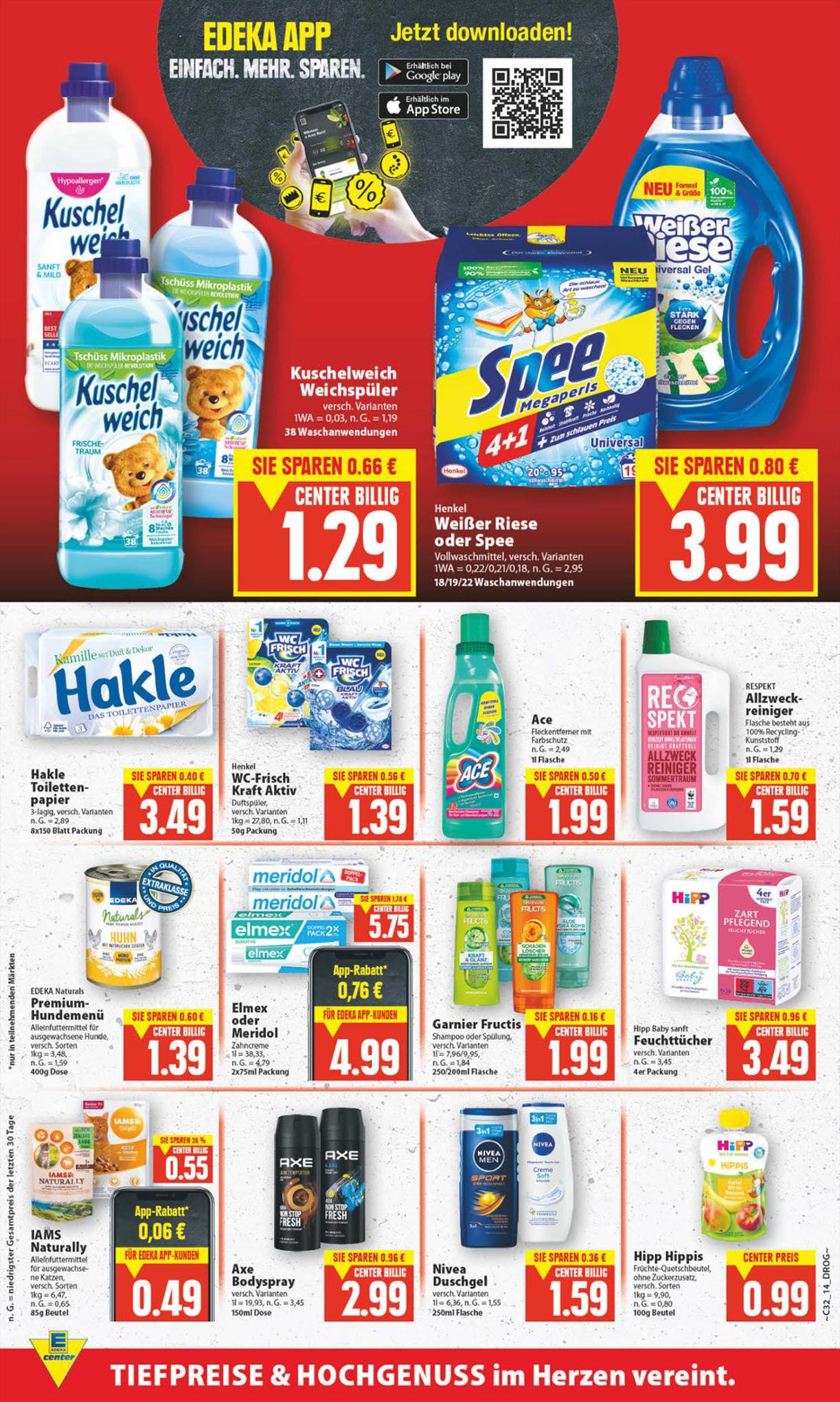 EDEKA Prospekt 6 – 12 August 2023 Seite 14