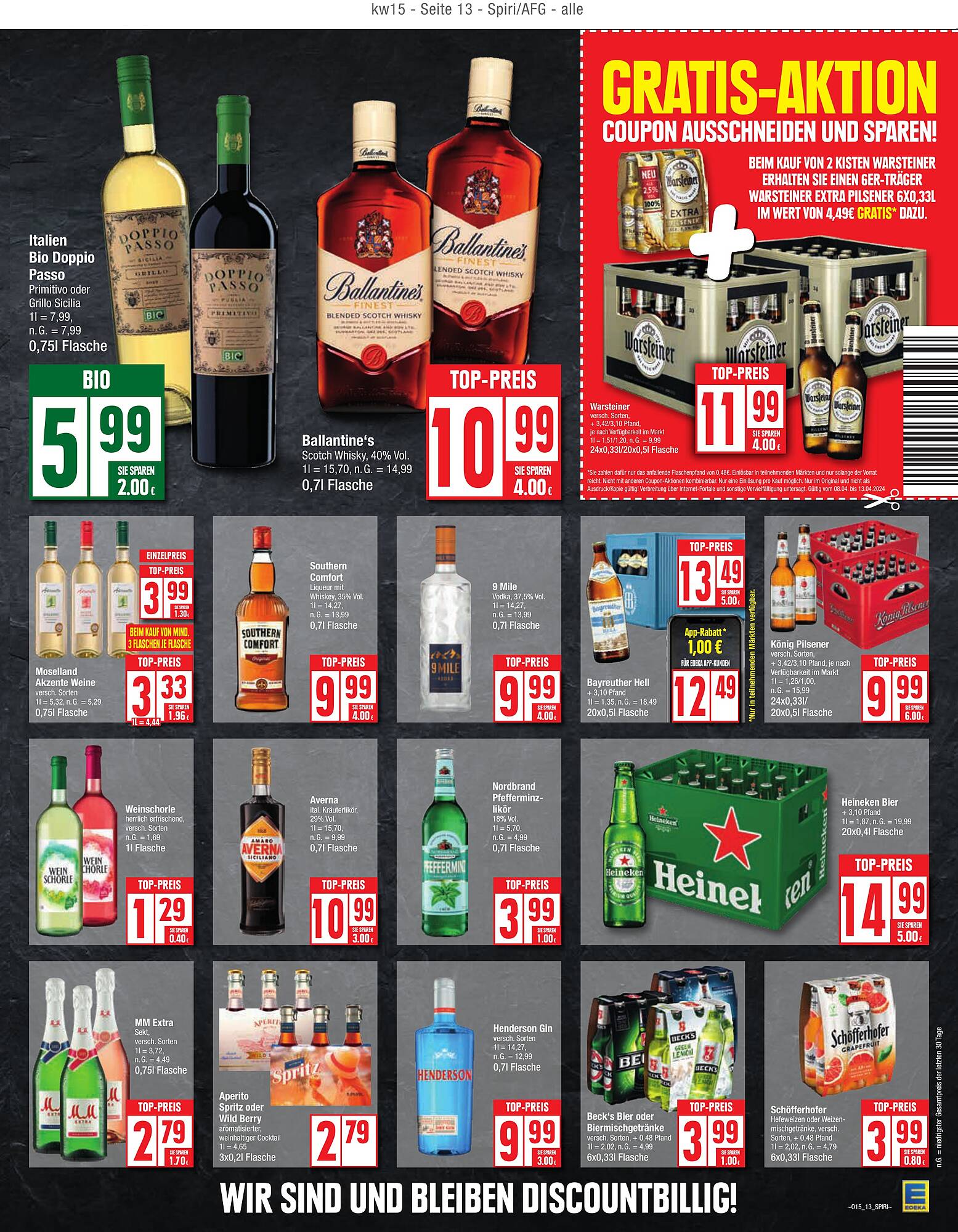 EDEKA Prospekt 8 – 13 April 2024 Seite 13