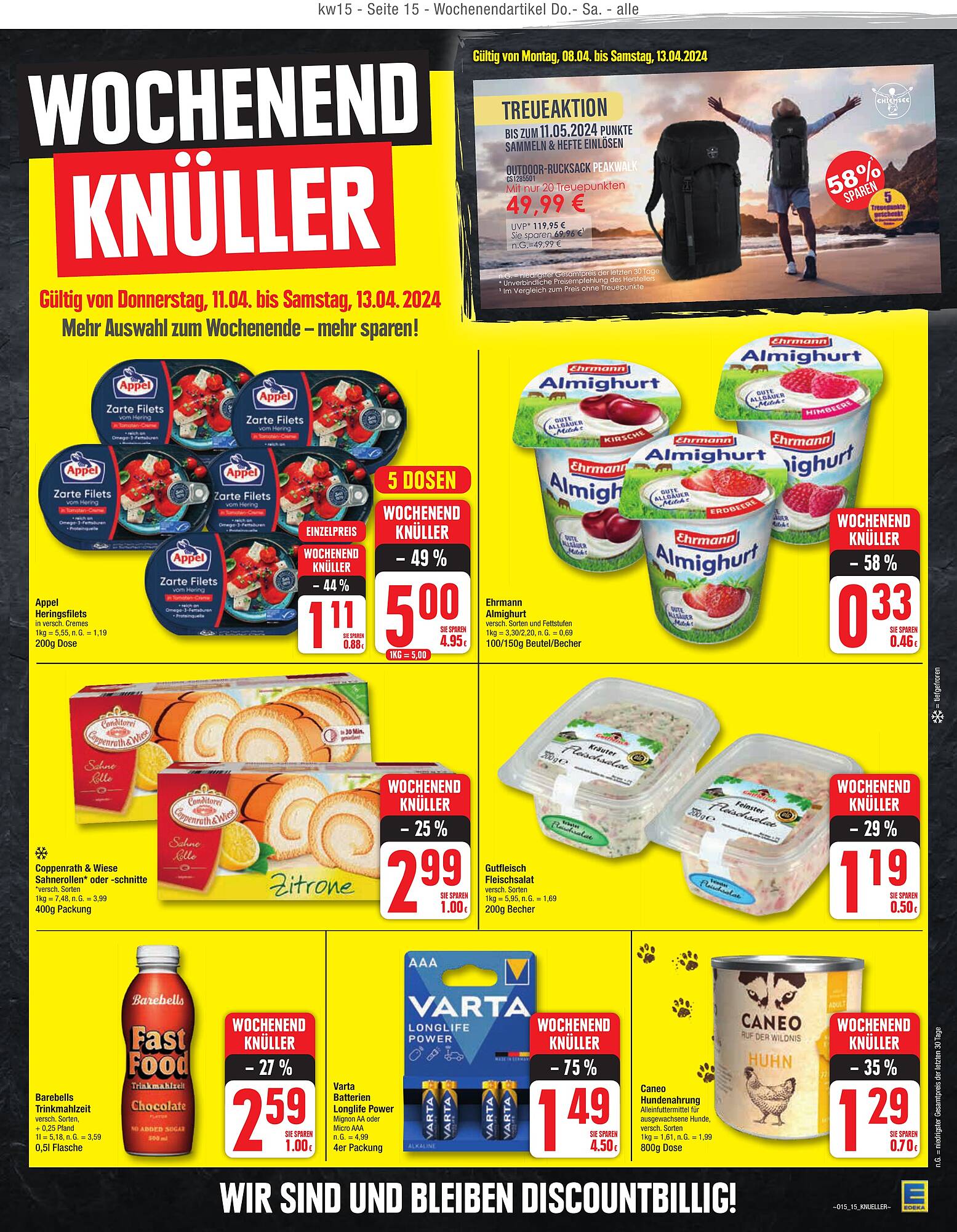 EDEKA Prospekt 8 – 13 April 2024 Seite 15