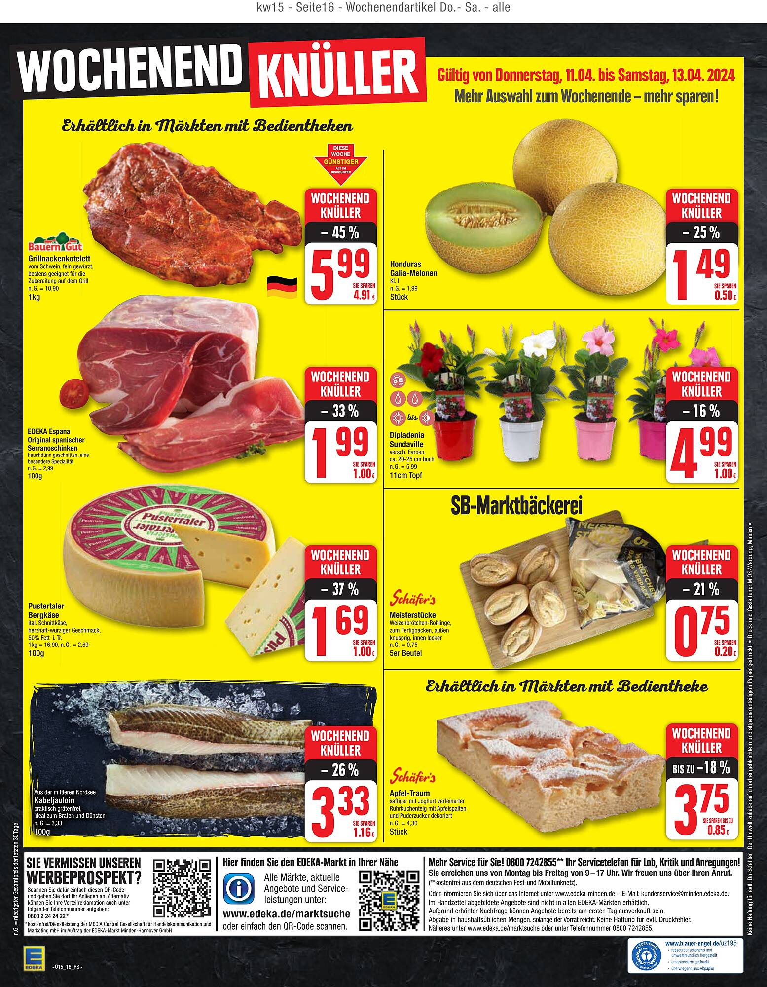 EDEKA Prospekt 8 – 13 April 2024 Seite 16