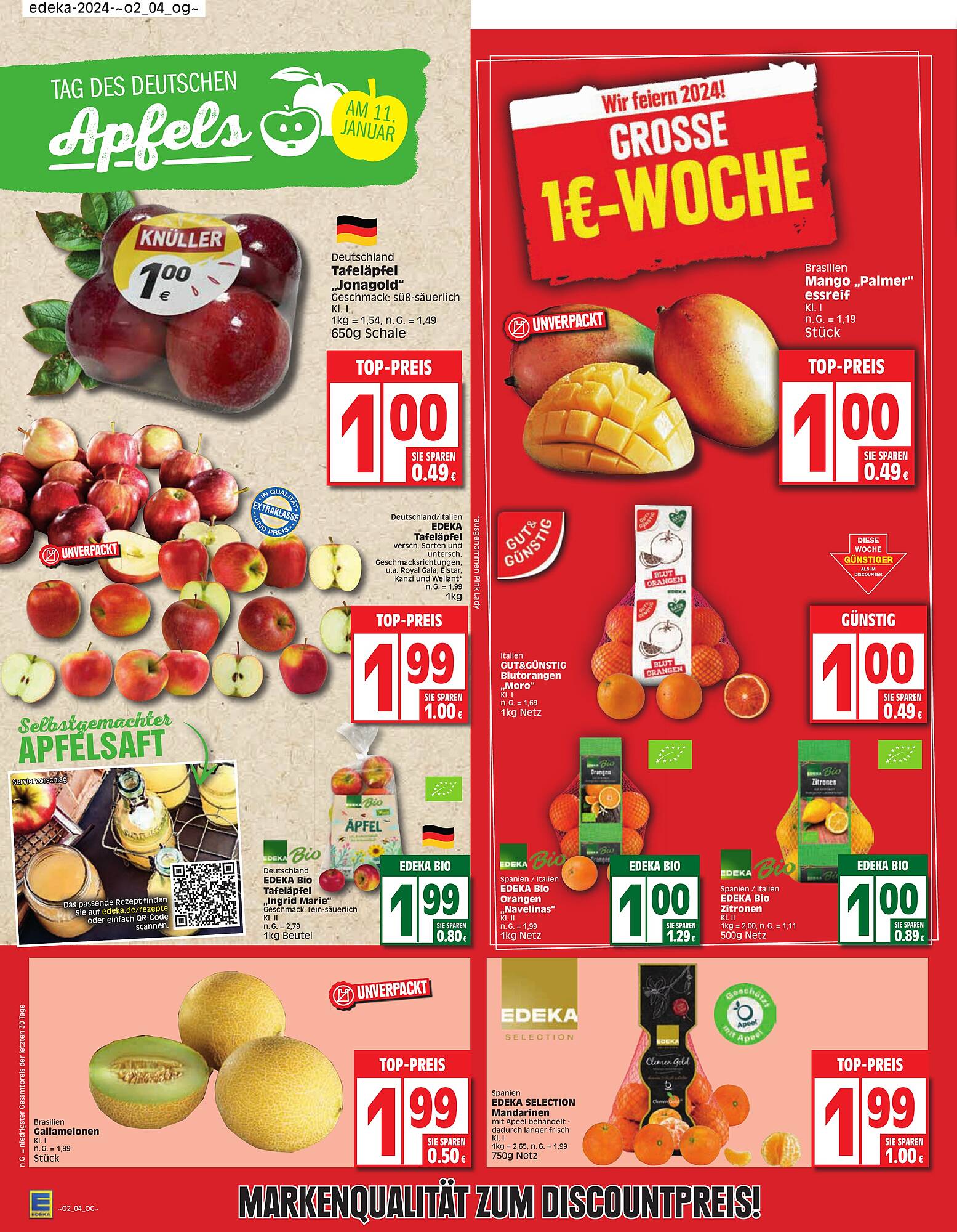 EDEKA Prospekt 8 – 13 Januar 2024 Seite 4