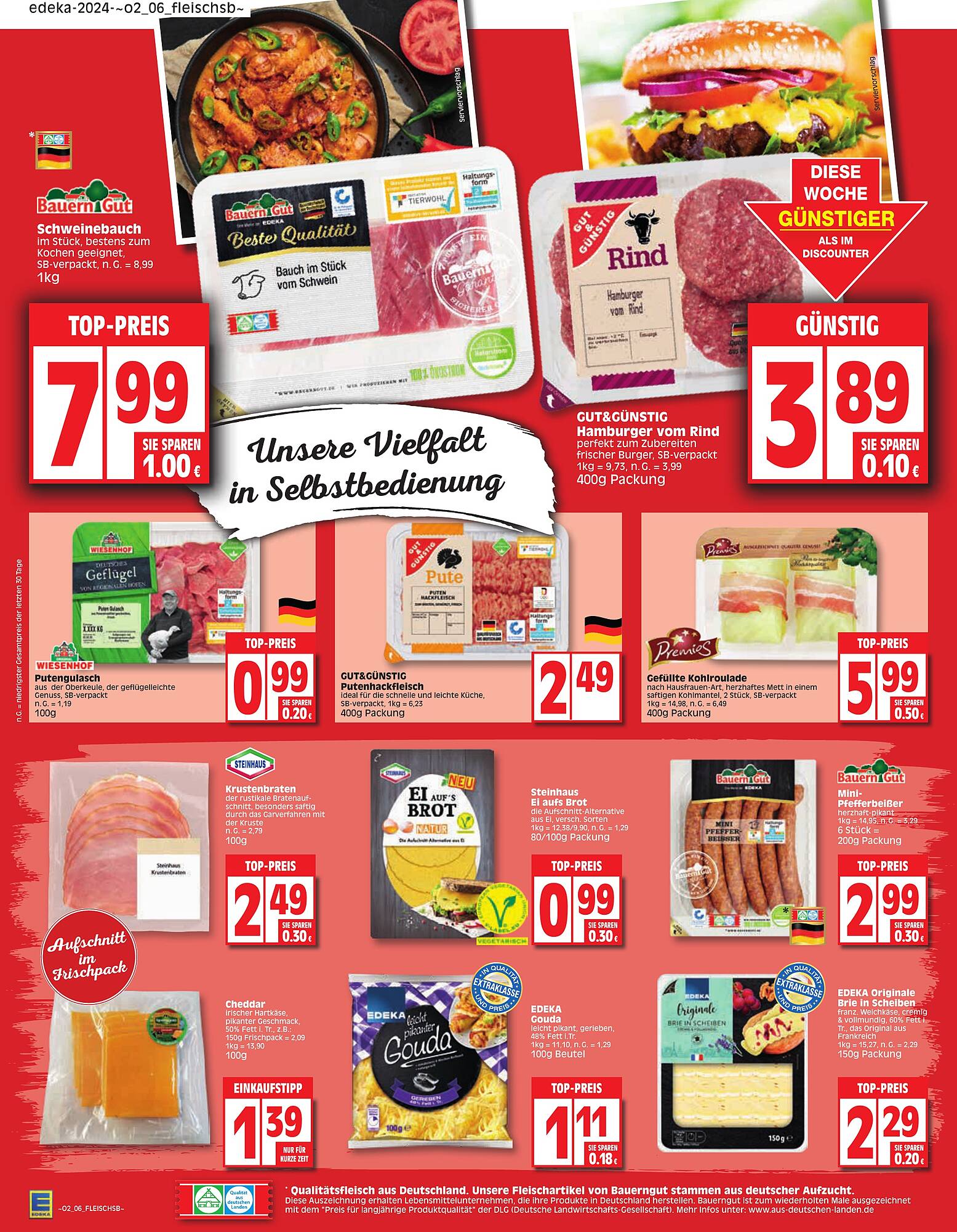 EDEKA Prospekt 8 – 13 Januar 2024 Seite 6