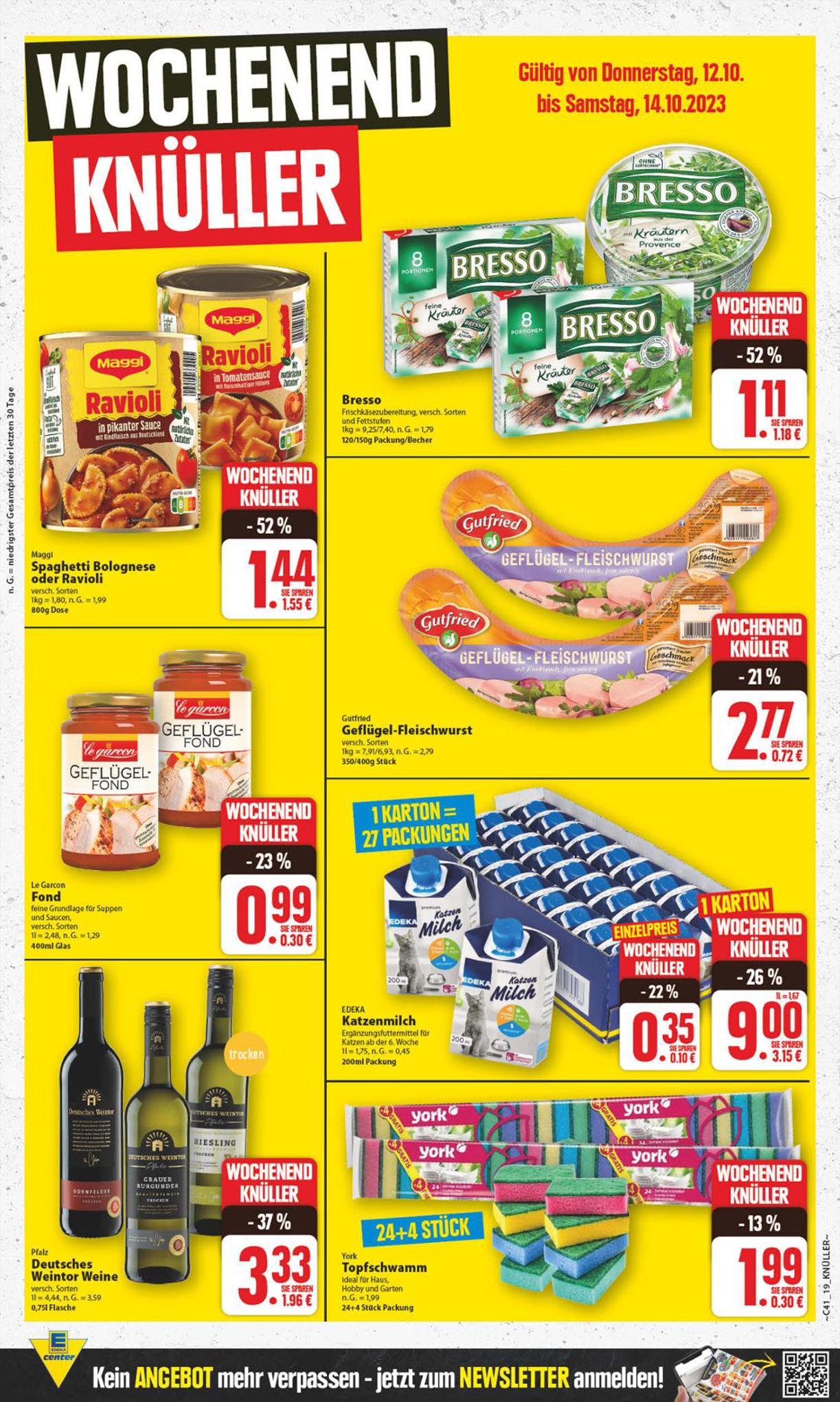 EDEKA Prospekt 8 – 14 October 2023 Seite 19