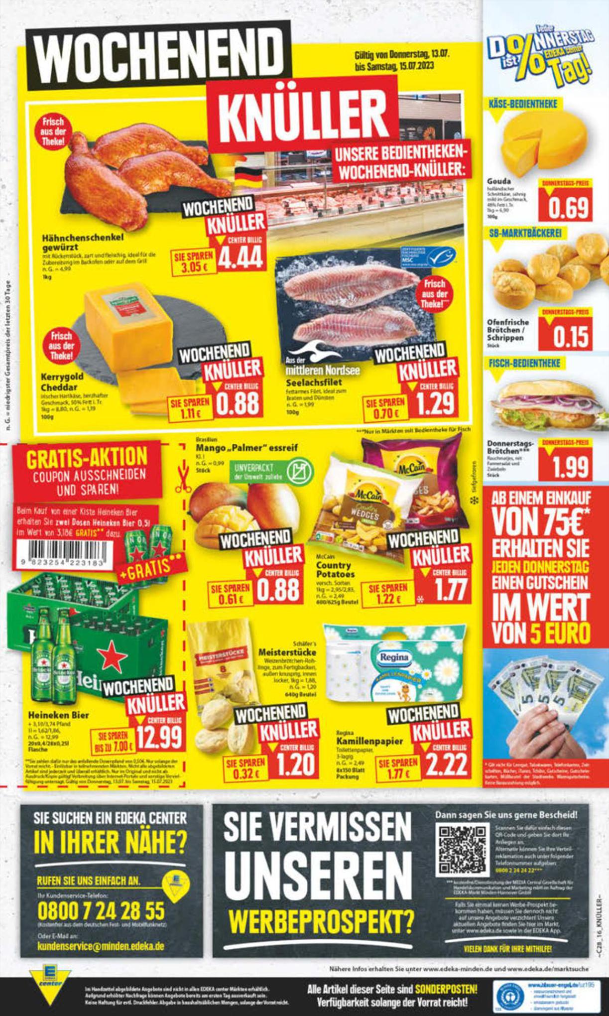 EDEKA Prospekt 9 – 15 Juli 2023 Seite 16