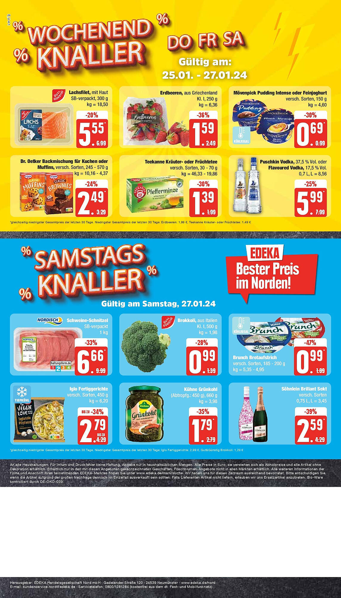 EDEKA Prospekt Angebote 22 – 27 Januar 2024 Seite 4