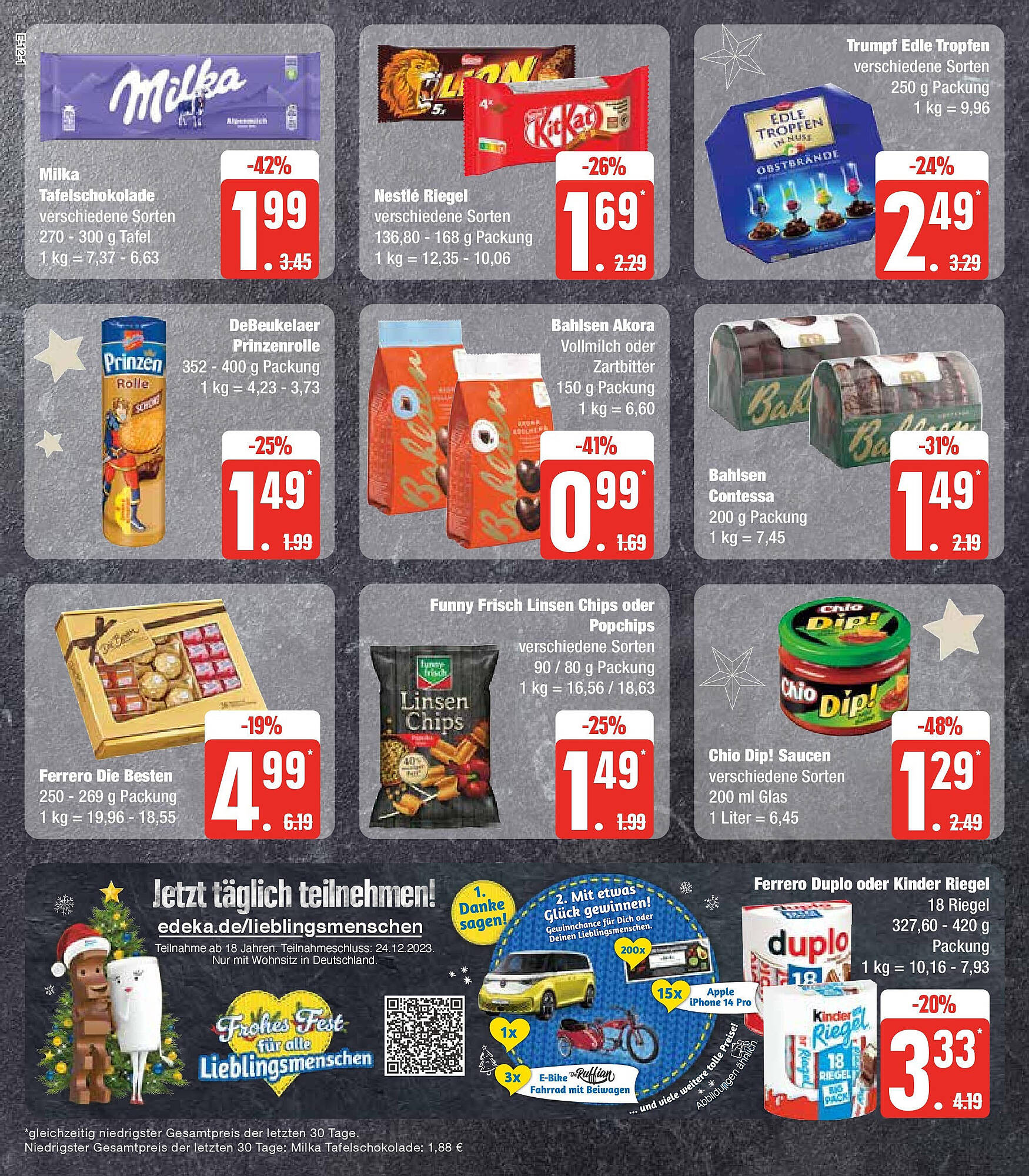 EDEKA Prospekt Angebote 4 – 9 Dezember 2023 Seite 16