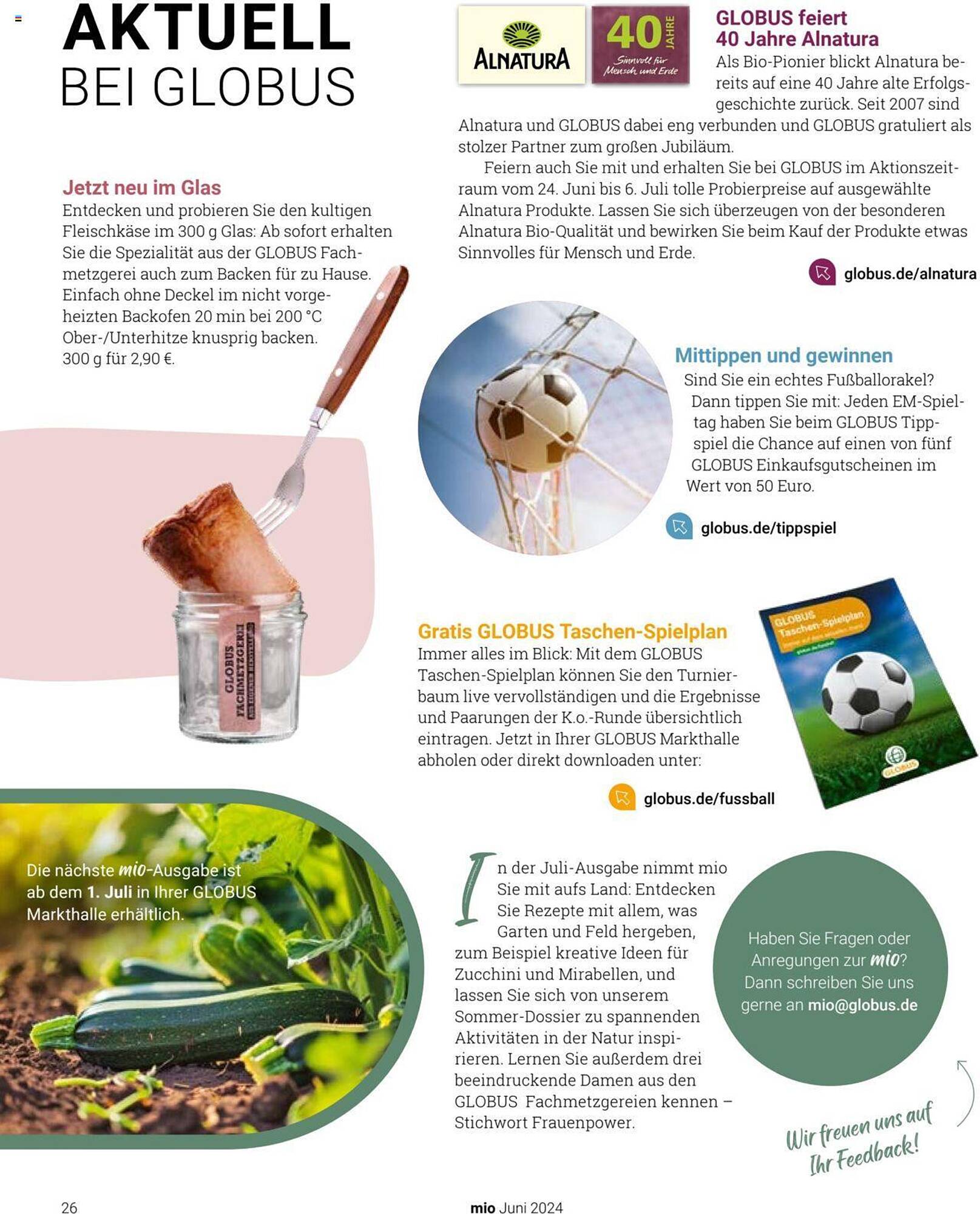 Globus Prospekt 1 – 30 Juni 2024 Seite 26