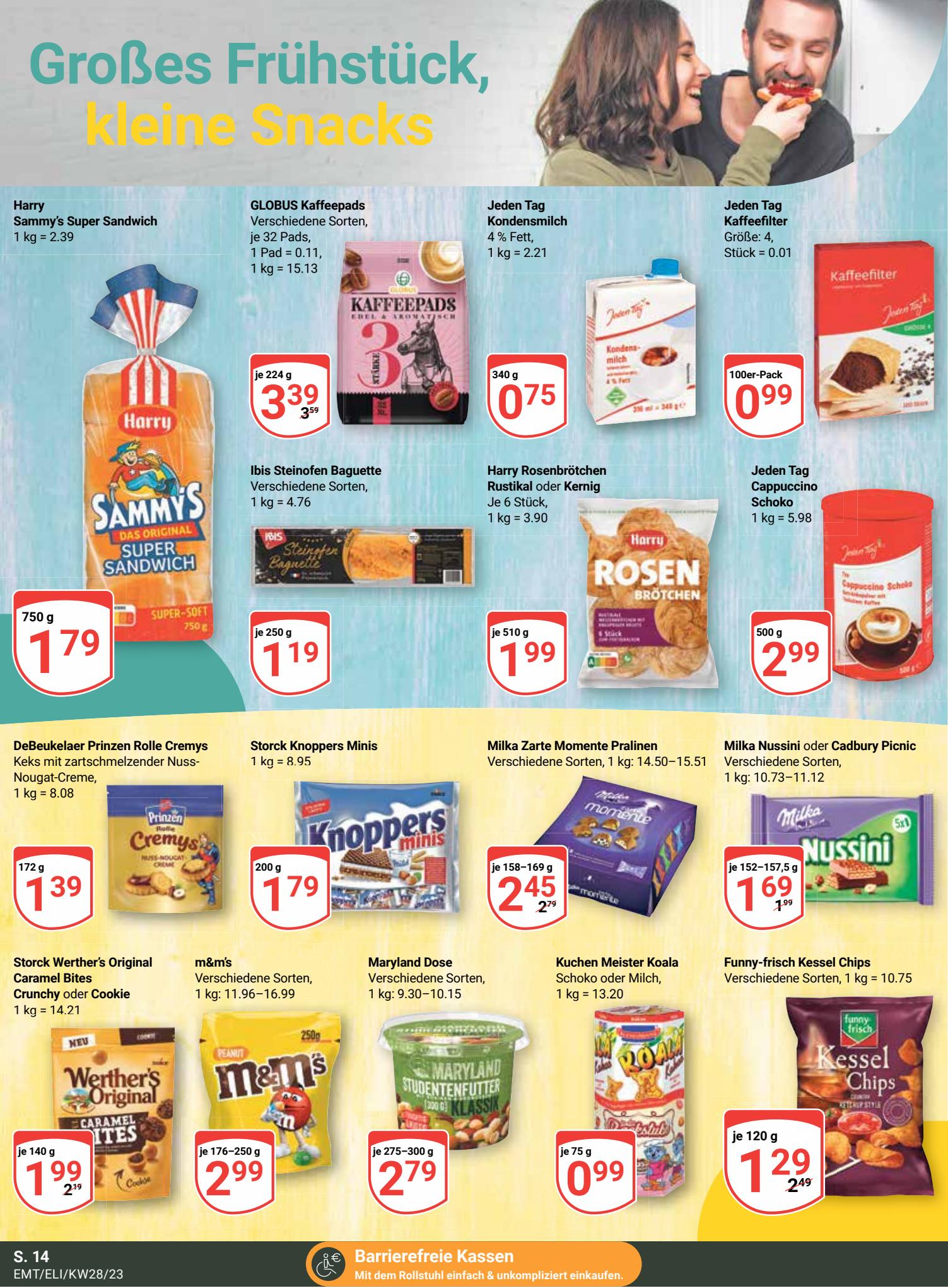 Globus Prospekt 10 – 15 Juli 2023 Seite 14