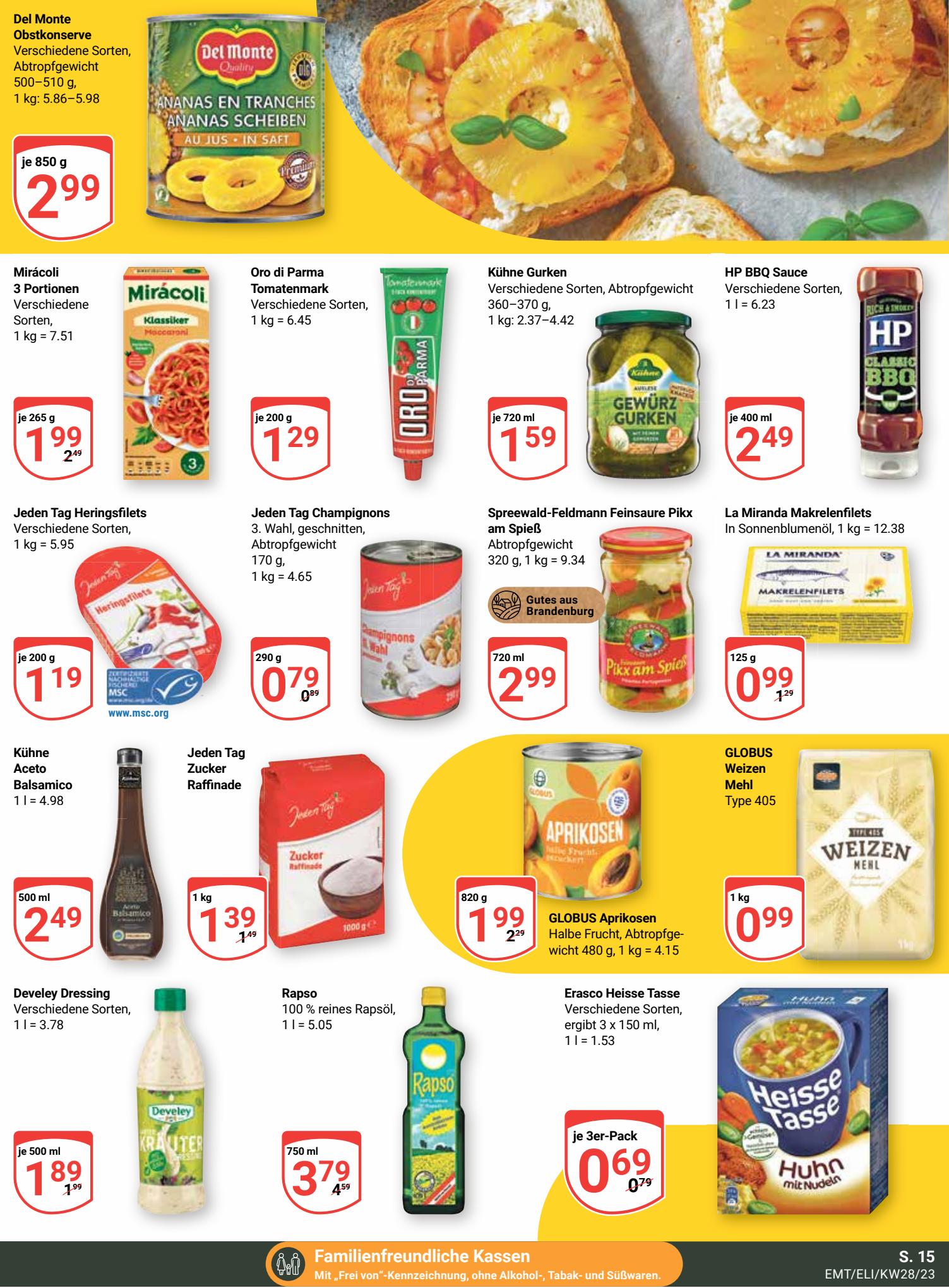 Globus Prospekt 10 – 15 Juli 2023 Seite 15