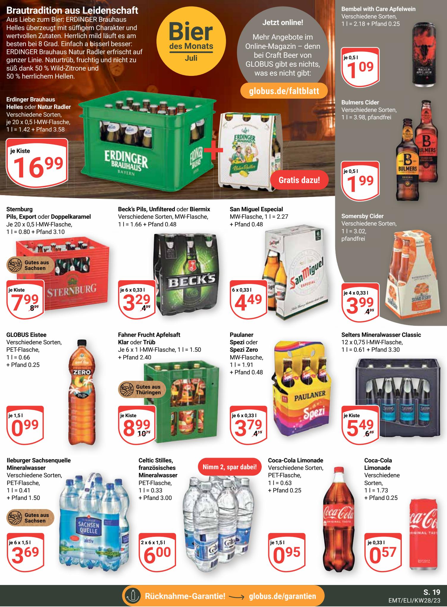 Globus Prospekt 10 – 15 Juli 2023 Seite 19