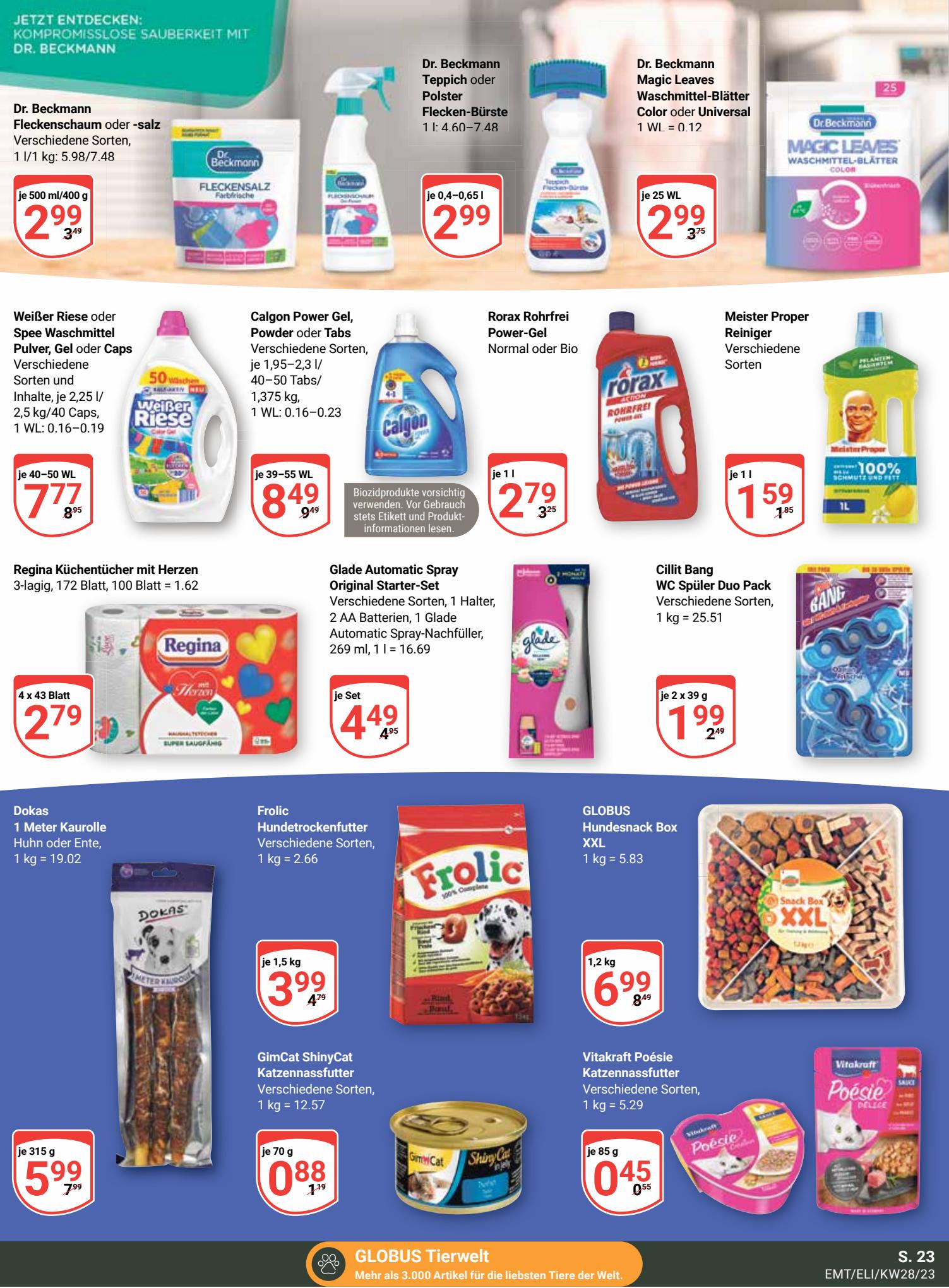 Globus Prospekt 10 – 15 Juli 2023 Seite 23