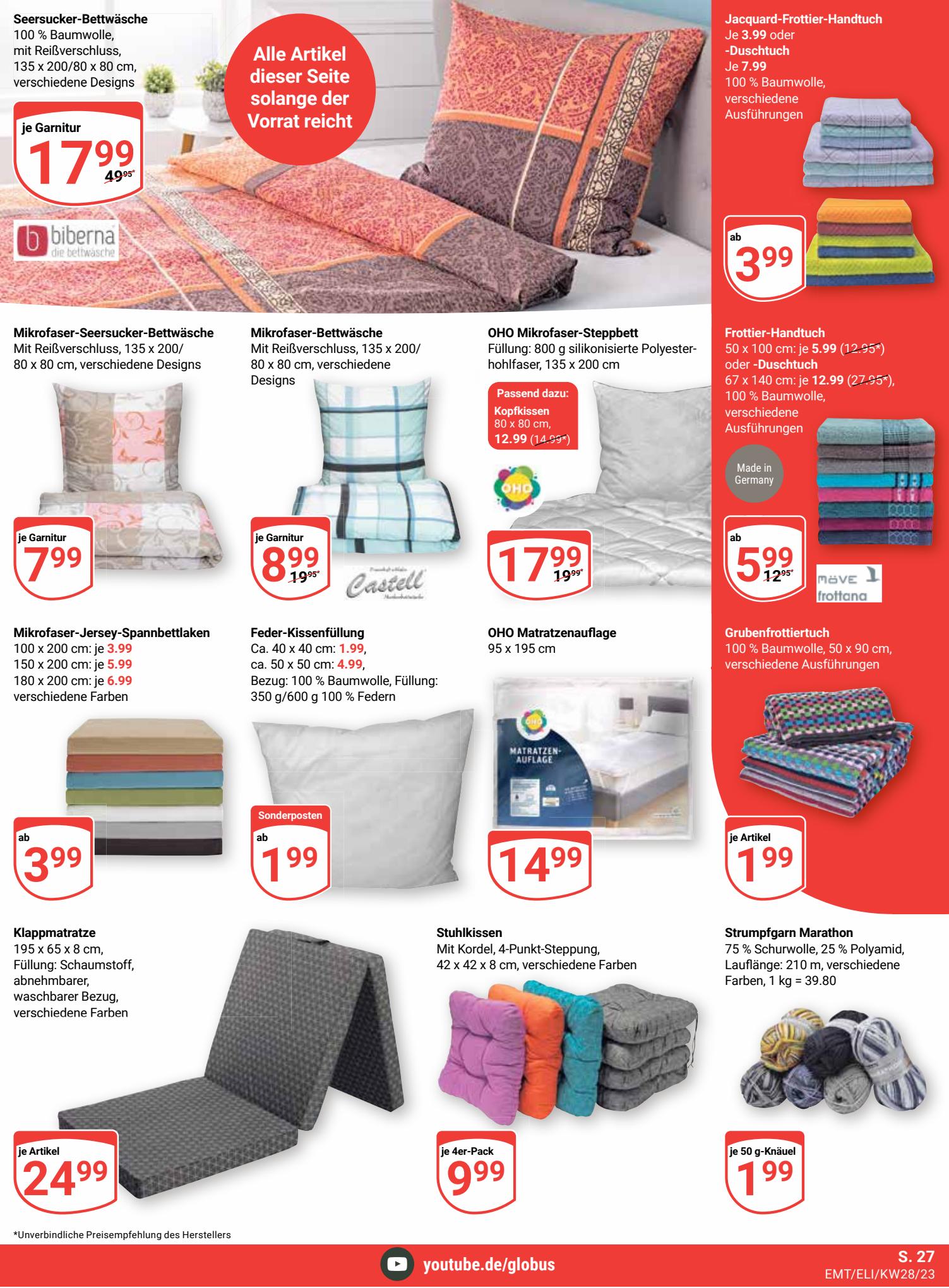 Globus Prospekt 10 – 15 Juli 2023 Seite 27