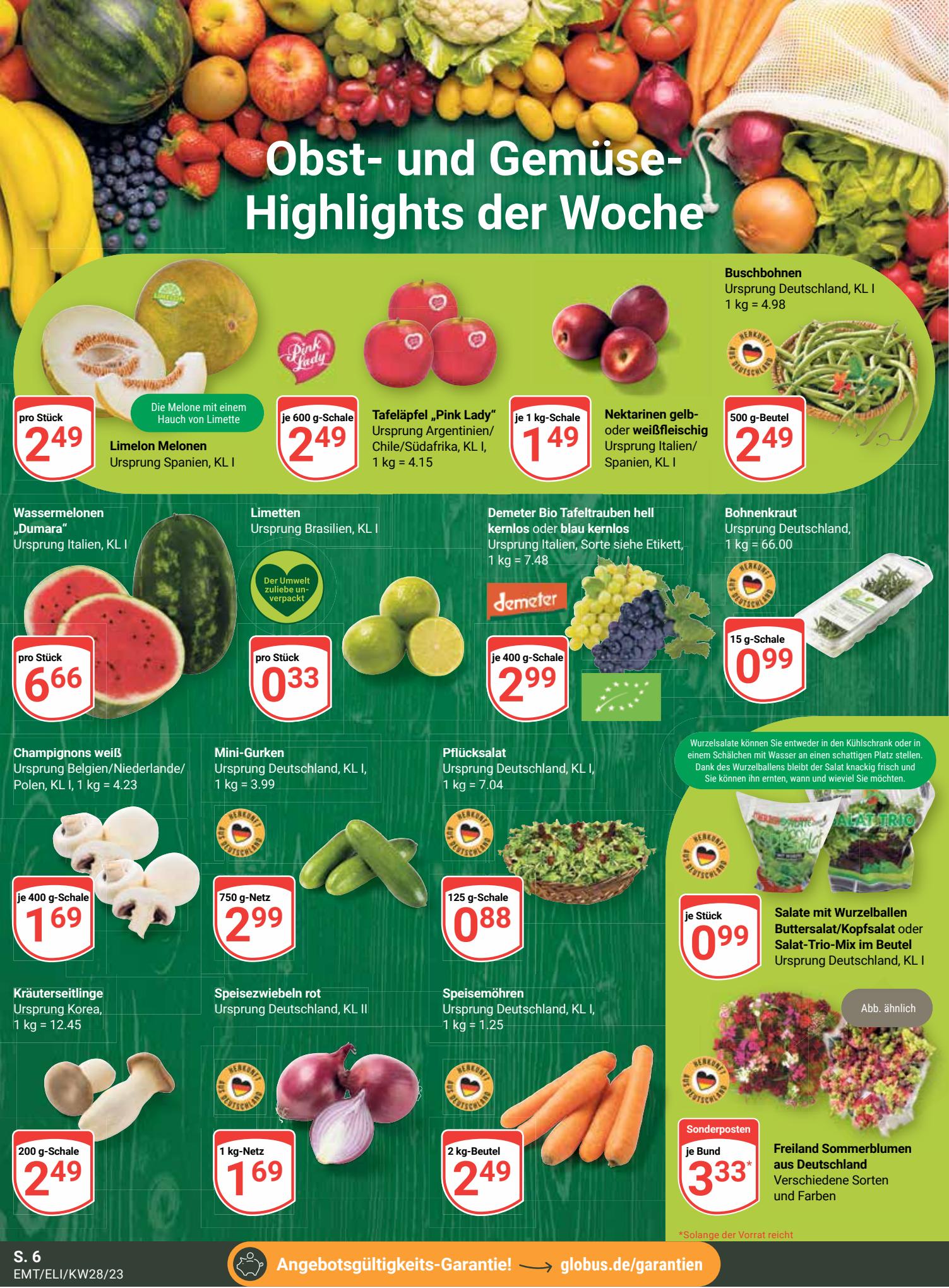 Globus Prospekt 10 – 15 Juli 2023 Seite 6