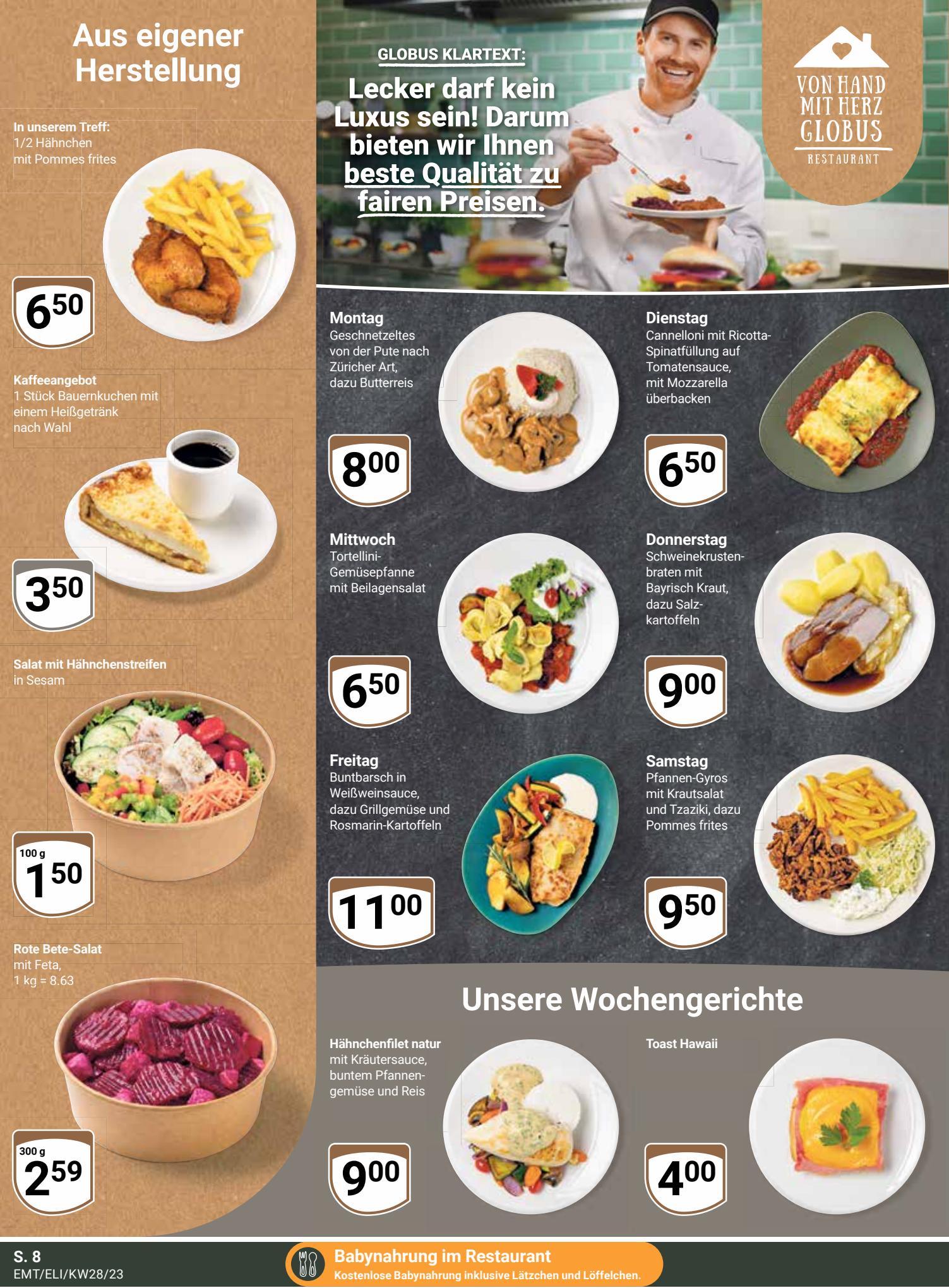 Globus Prospekt 10 – 15 Juli 2023 Seite 8
