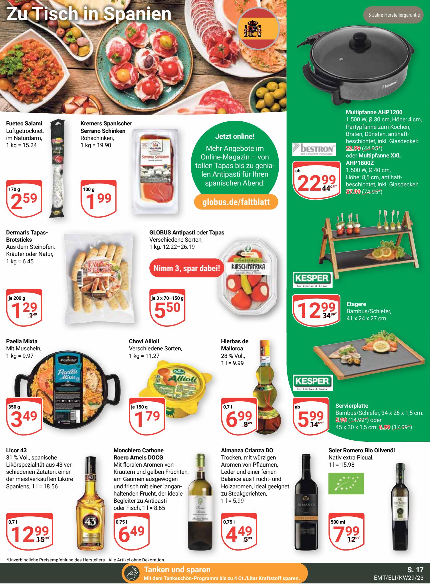 Globus Prospekt 17 – 22 Juli 2023 Seite 17